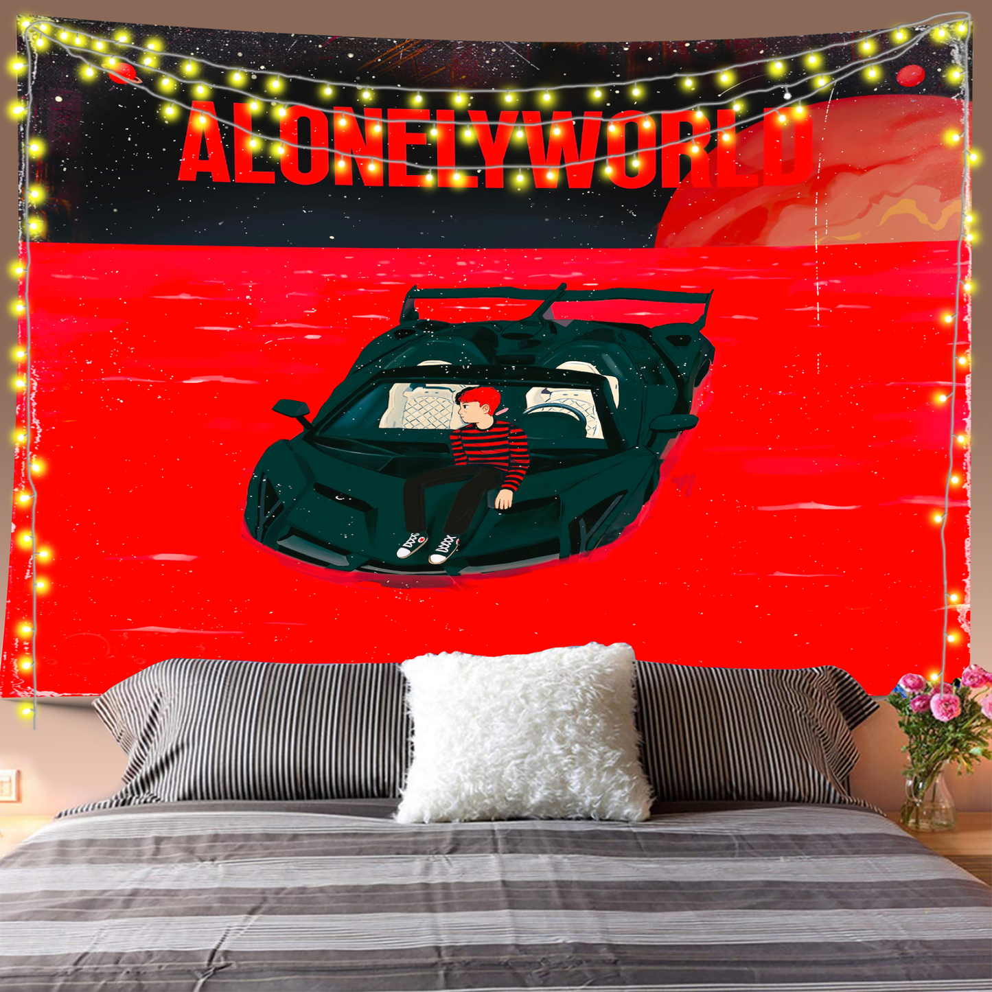 SKARS - ALONELYWORLD Tapestry