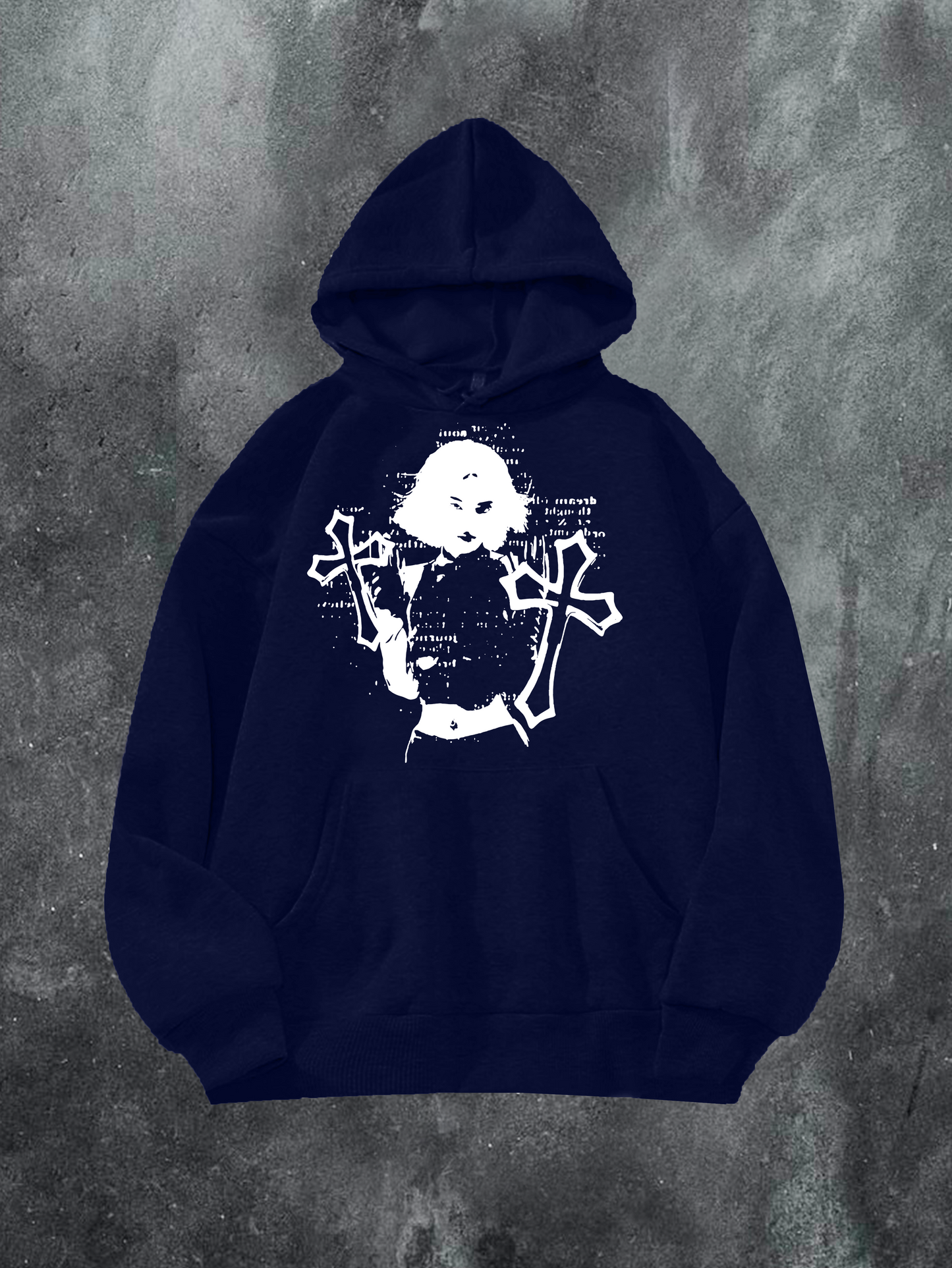 Woman With Crosses Hoodie