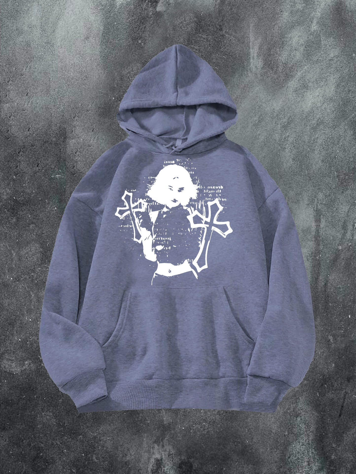 Woman With Crosses Hoodie