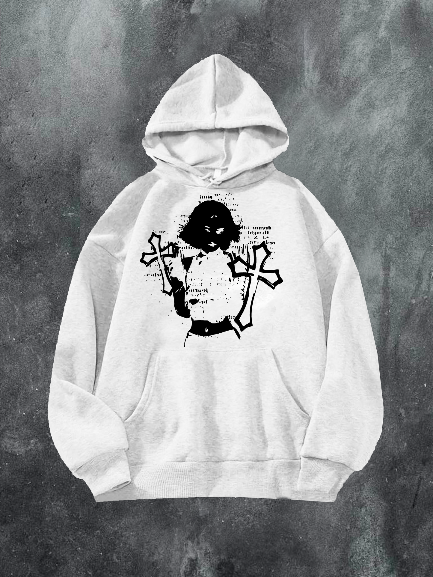 Woman With Crosses Hoodie