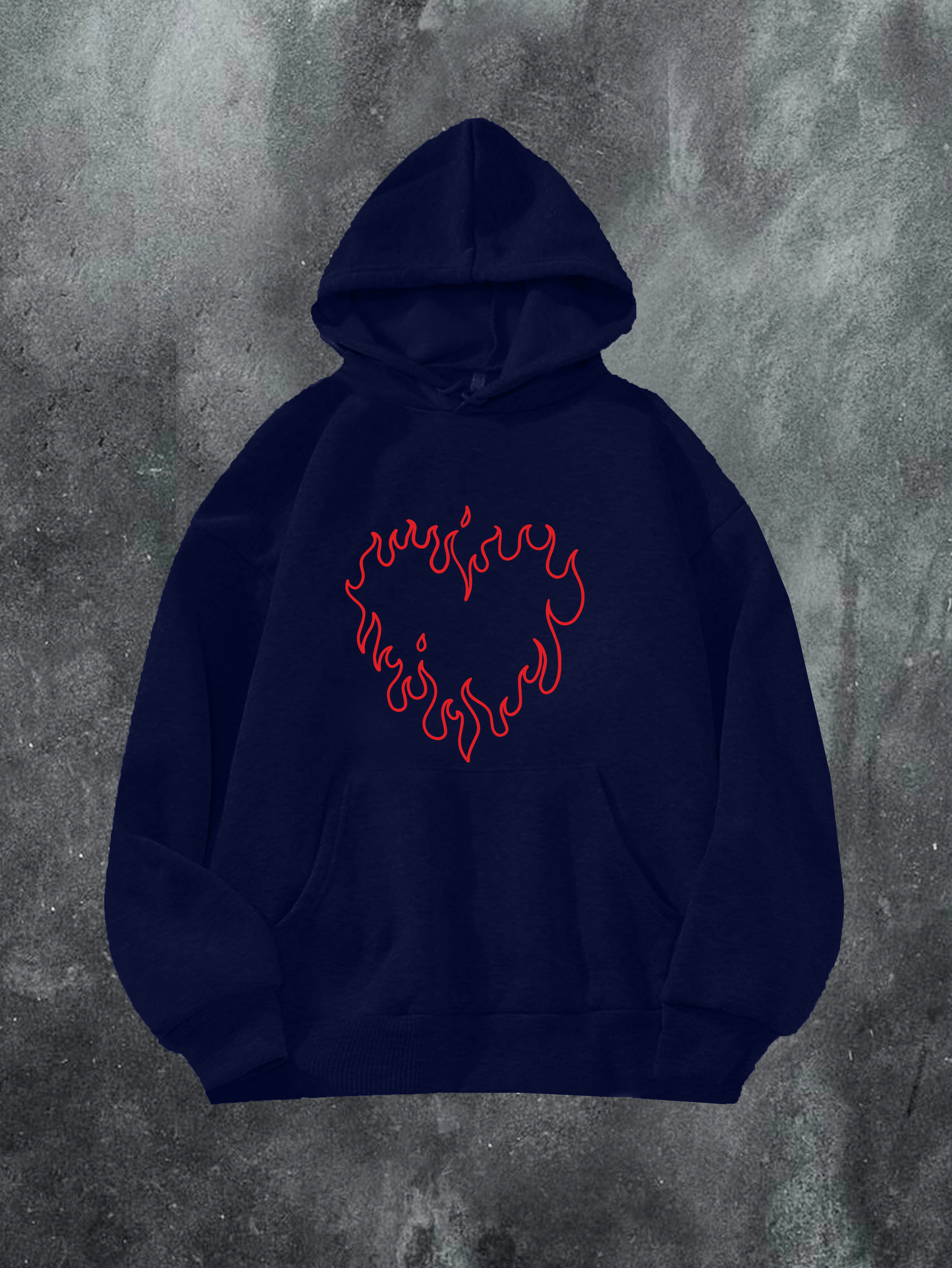 Flaming Heart Hoodie