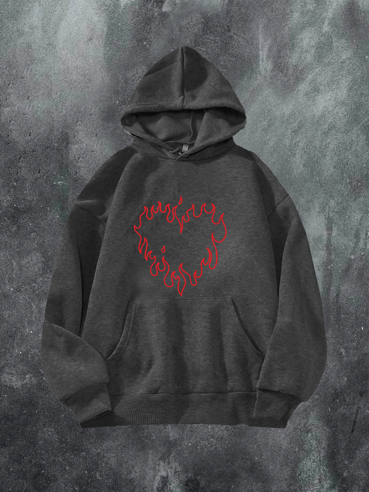 Flaming Heart Hoodie