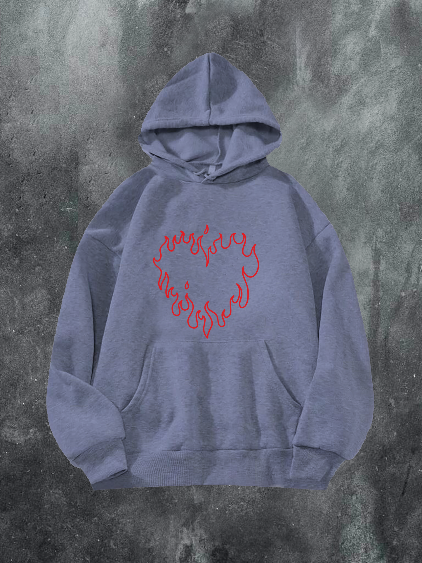 Flaming Heart Hoodie
