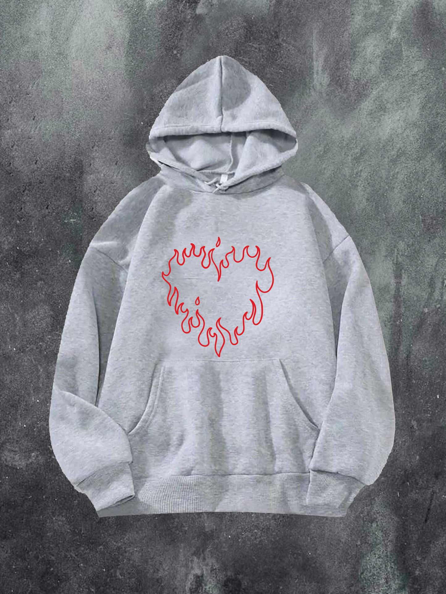 Flaming Heart Hoodie