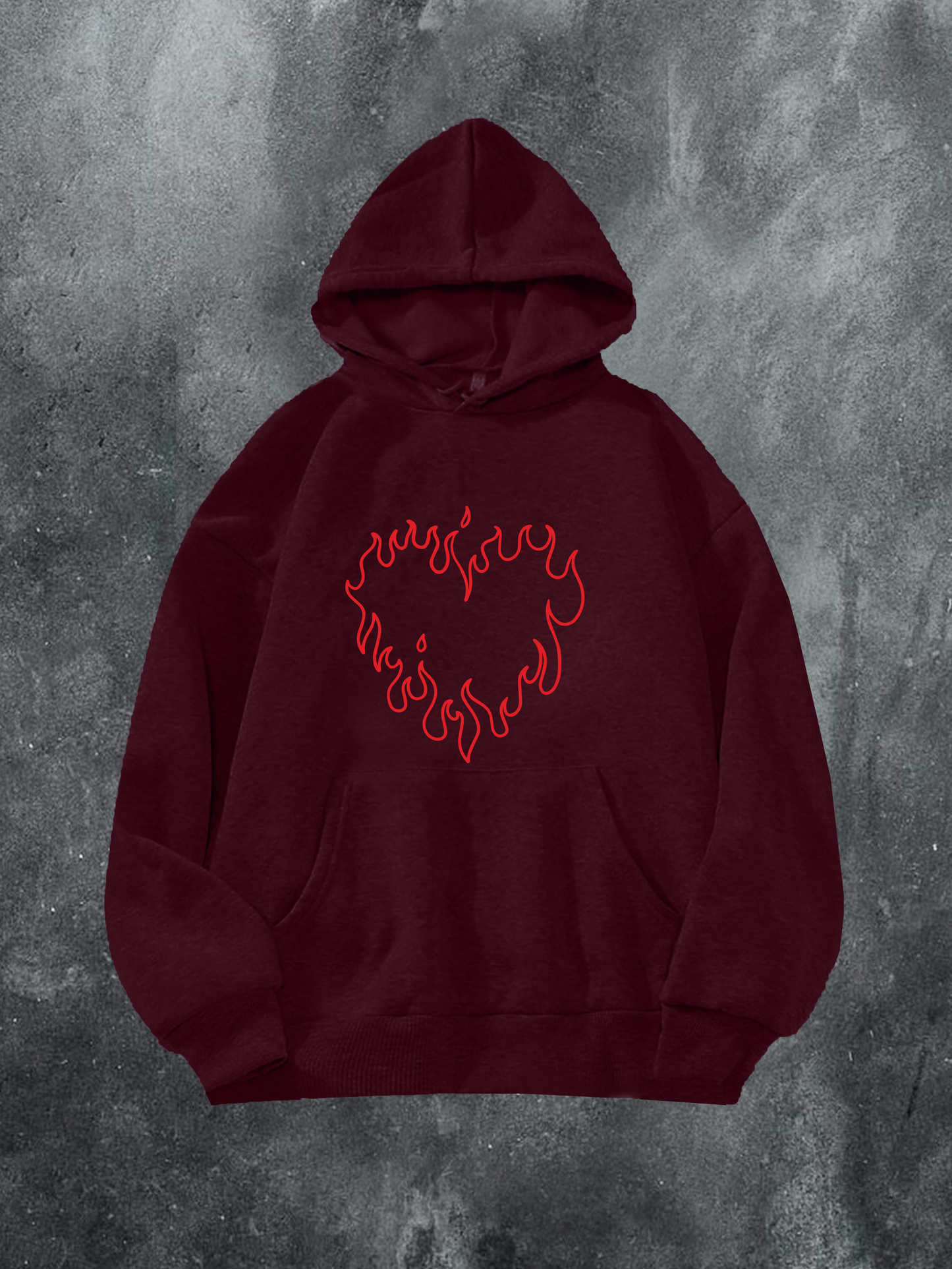 Flaming Heart Hoodie
