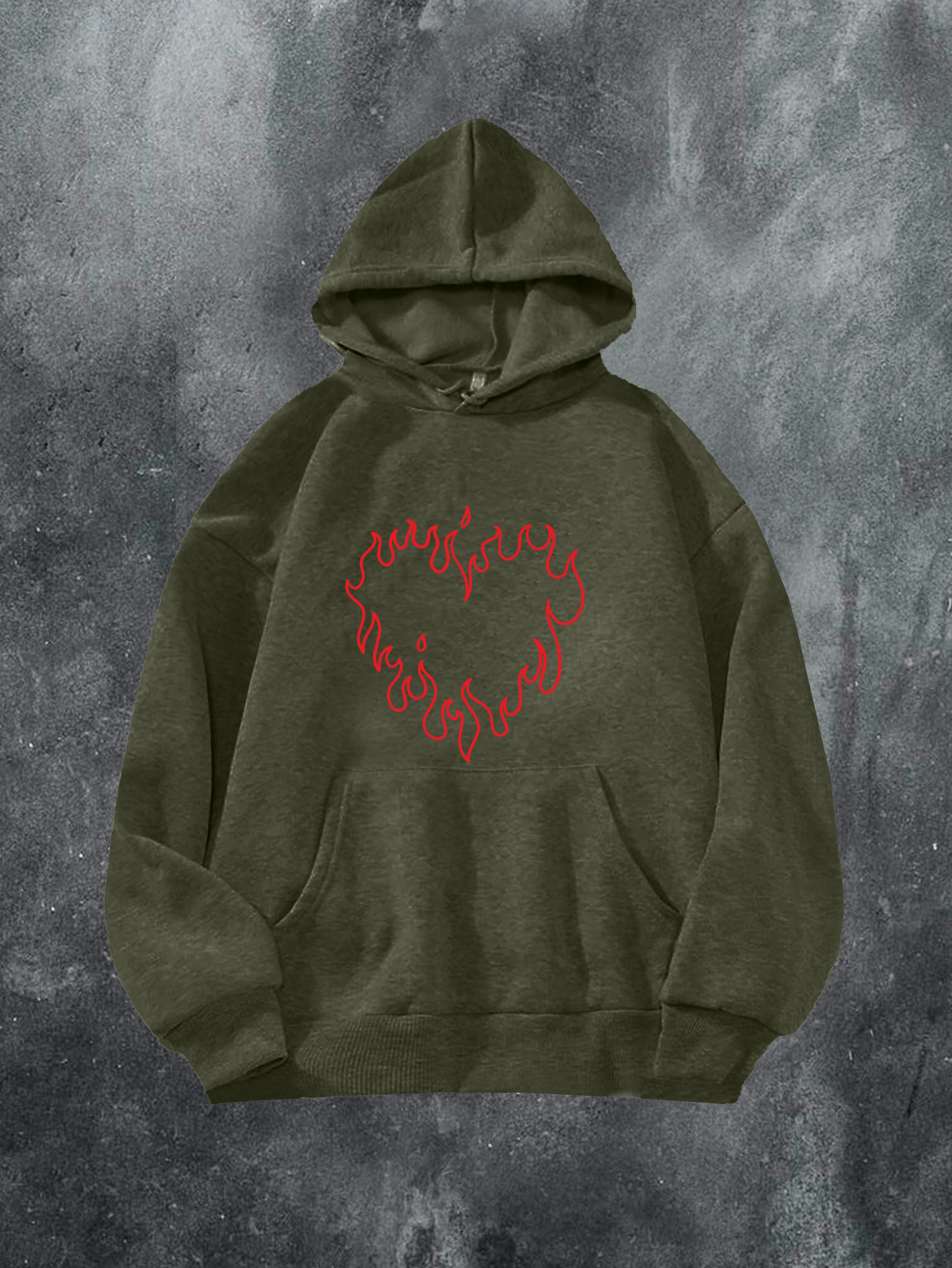 Flaming Heart Hoodie