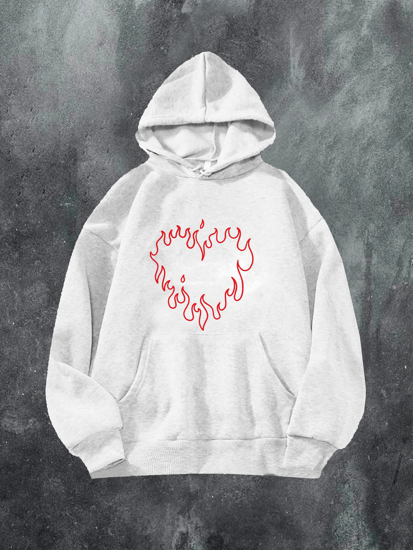 Flaming Heart Hoodie