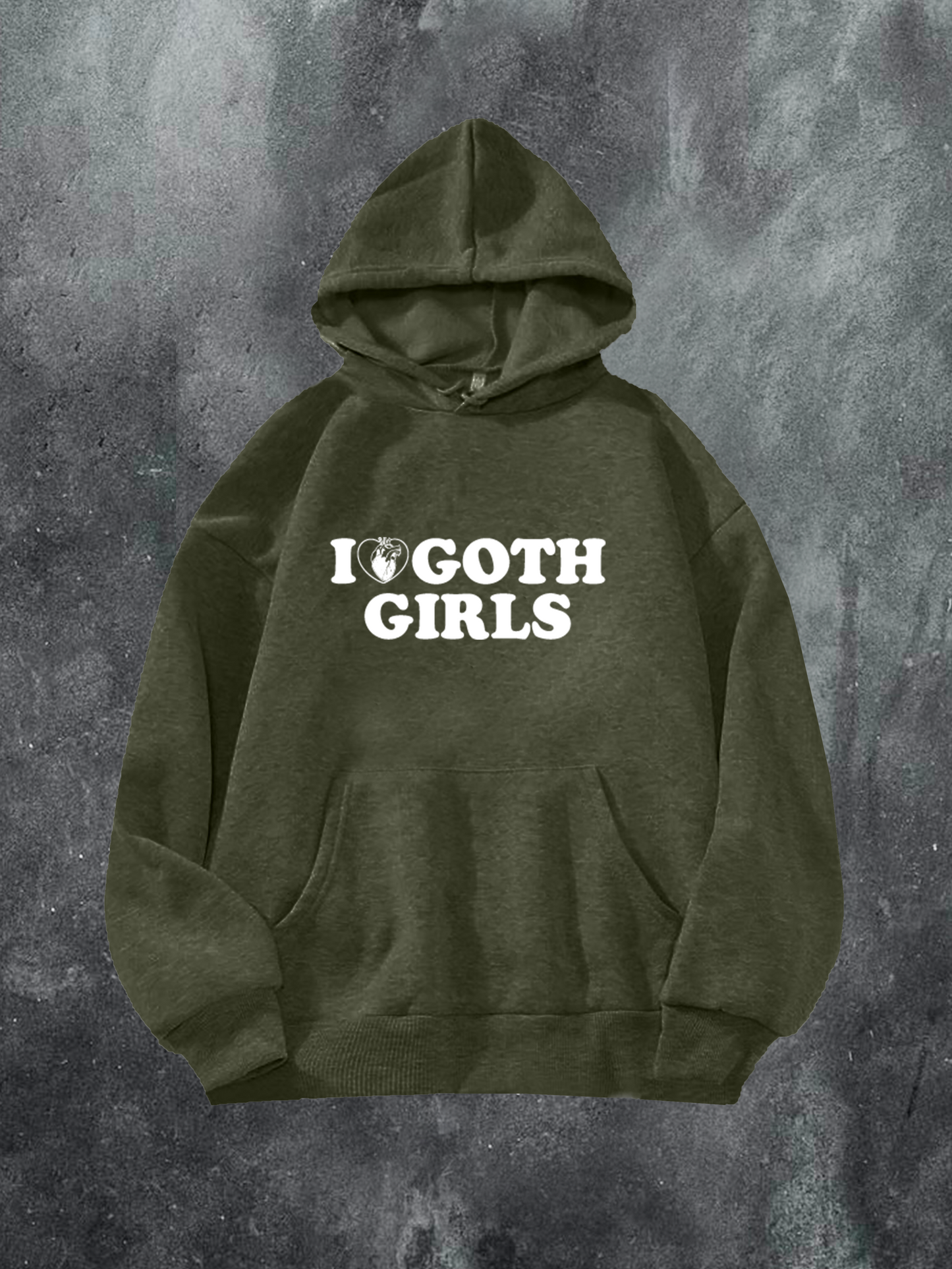 I Heart Goth Girls Hoodie