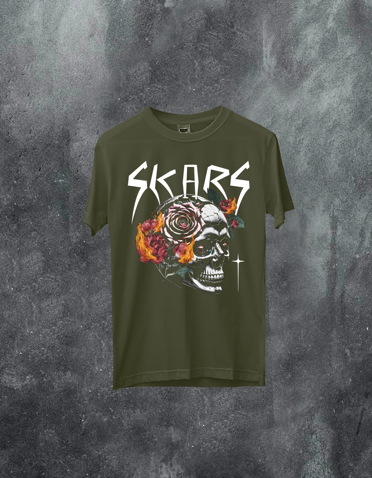 Rose Skull Tee