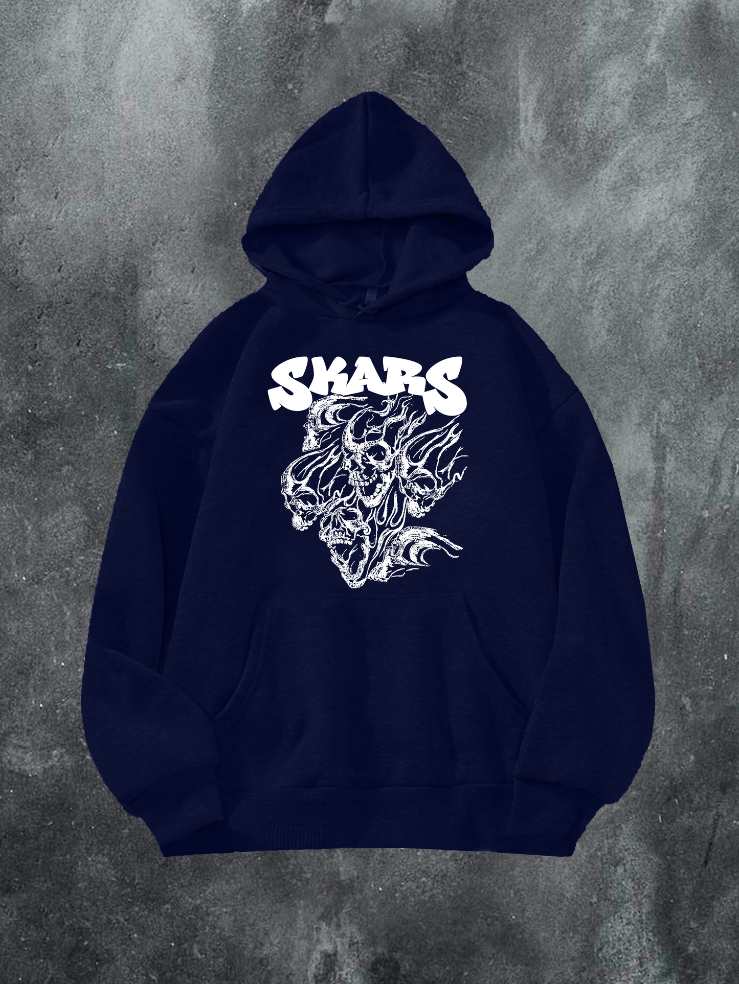 Flaming Skulls Hoodie