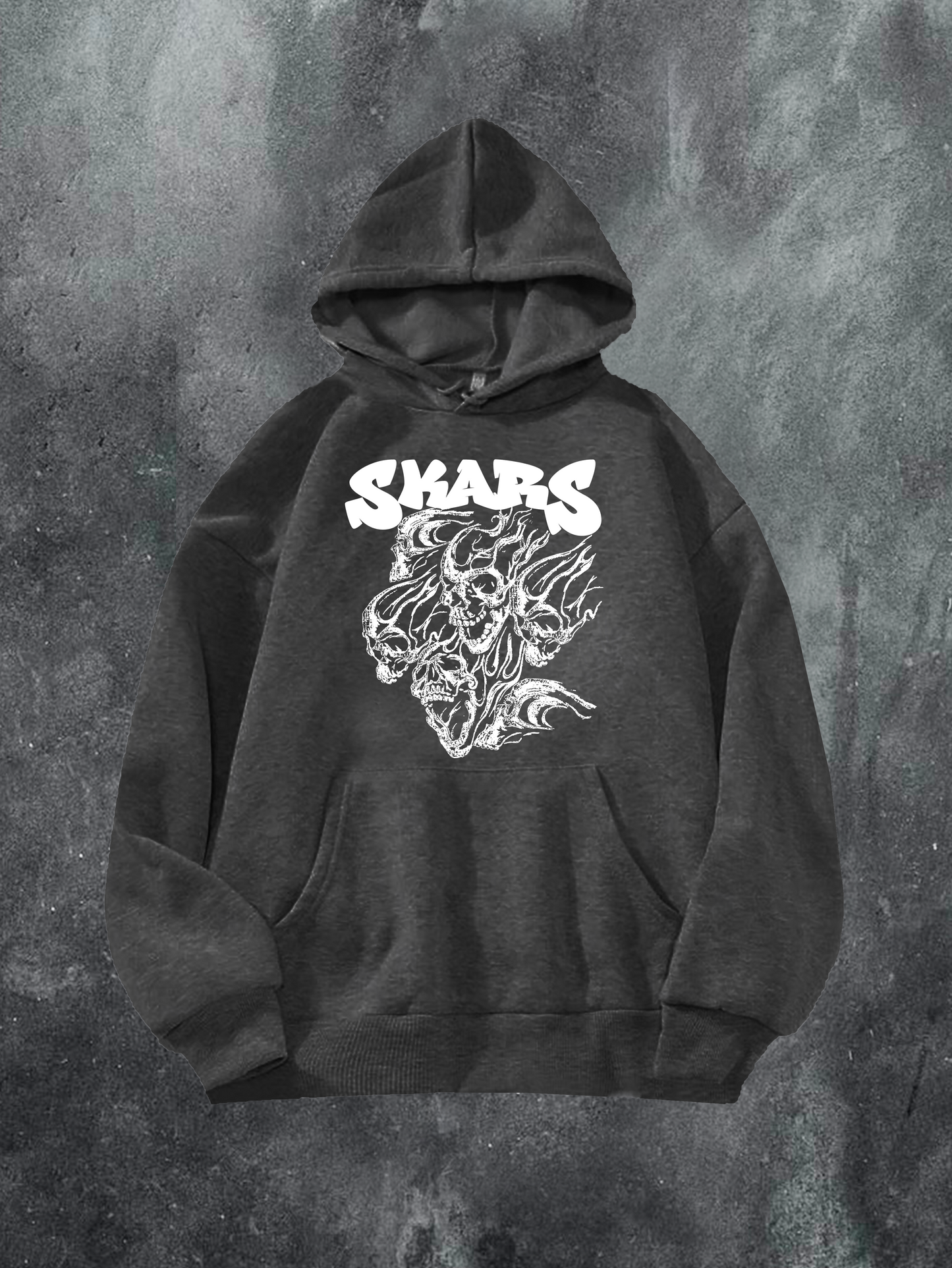 Flaming Skulls Hoodie
