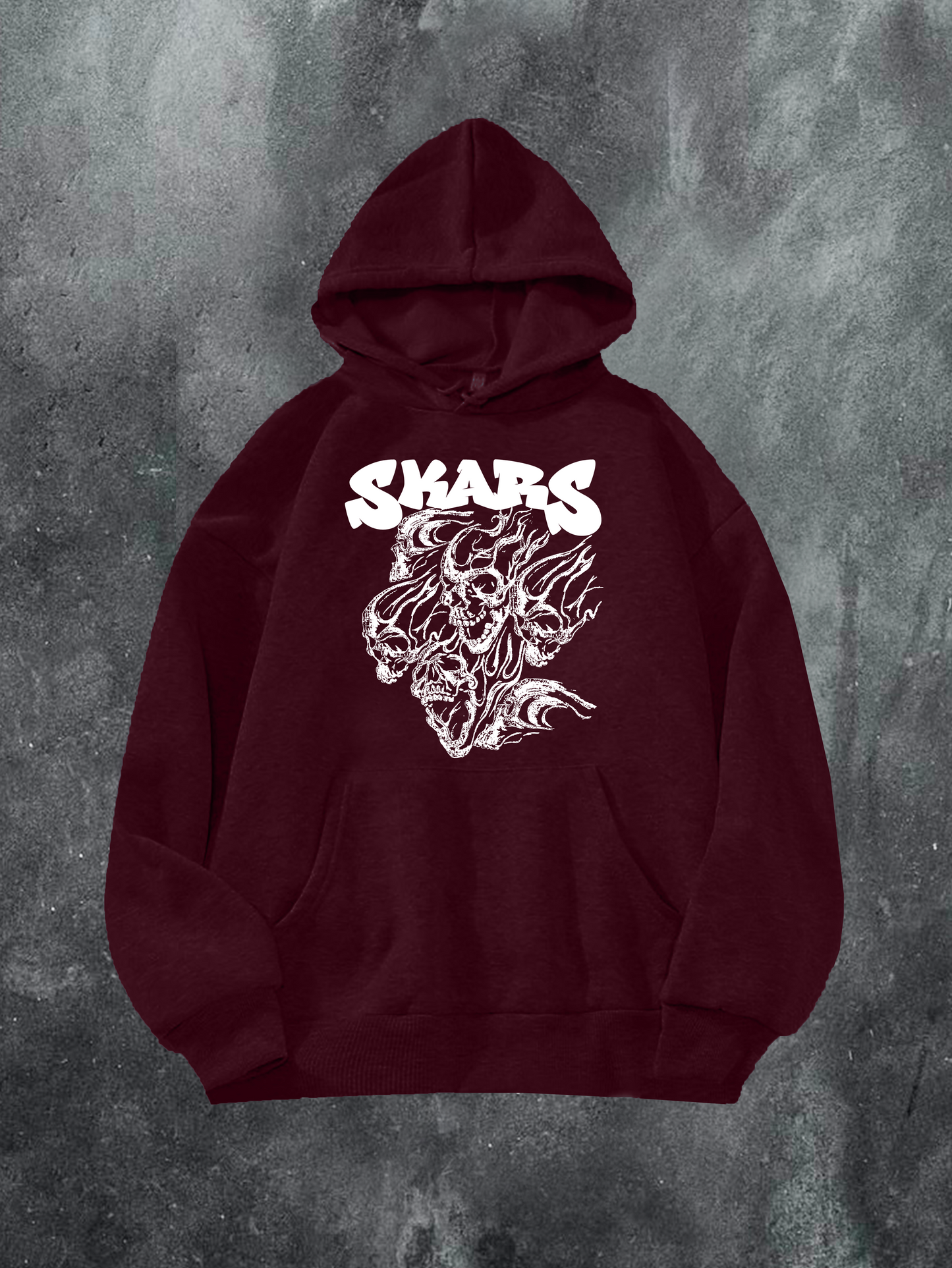 Flaming Skulls Hoodie