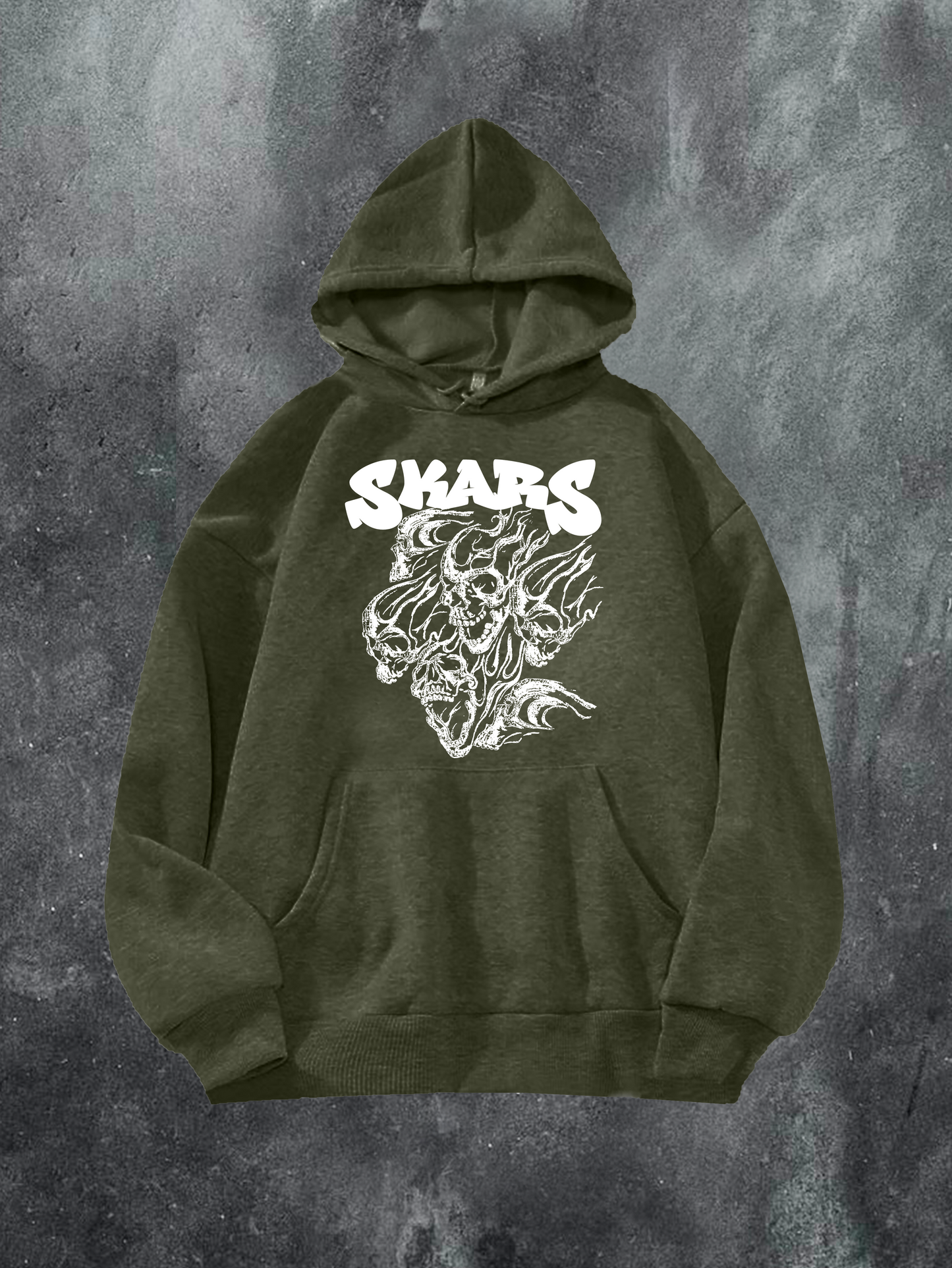 Flaming Skulls Hoodie