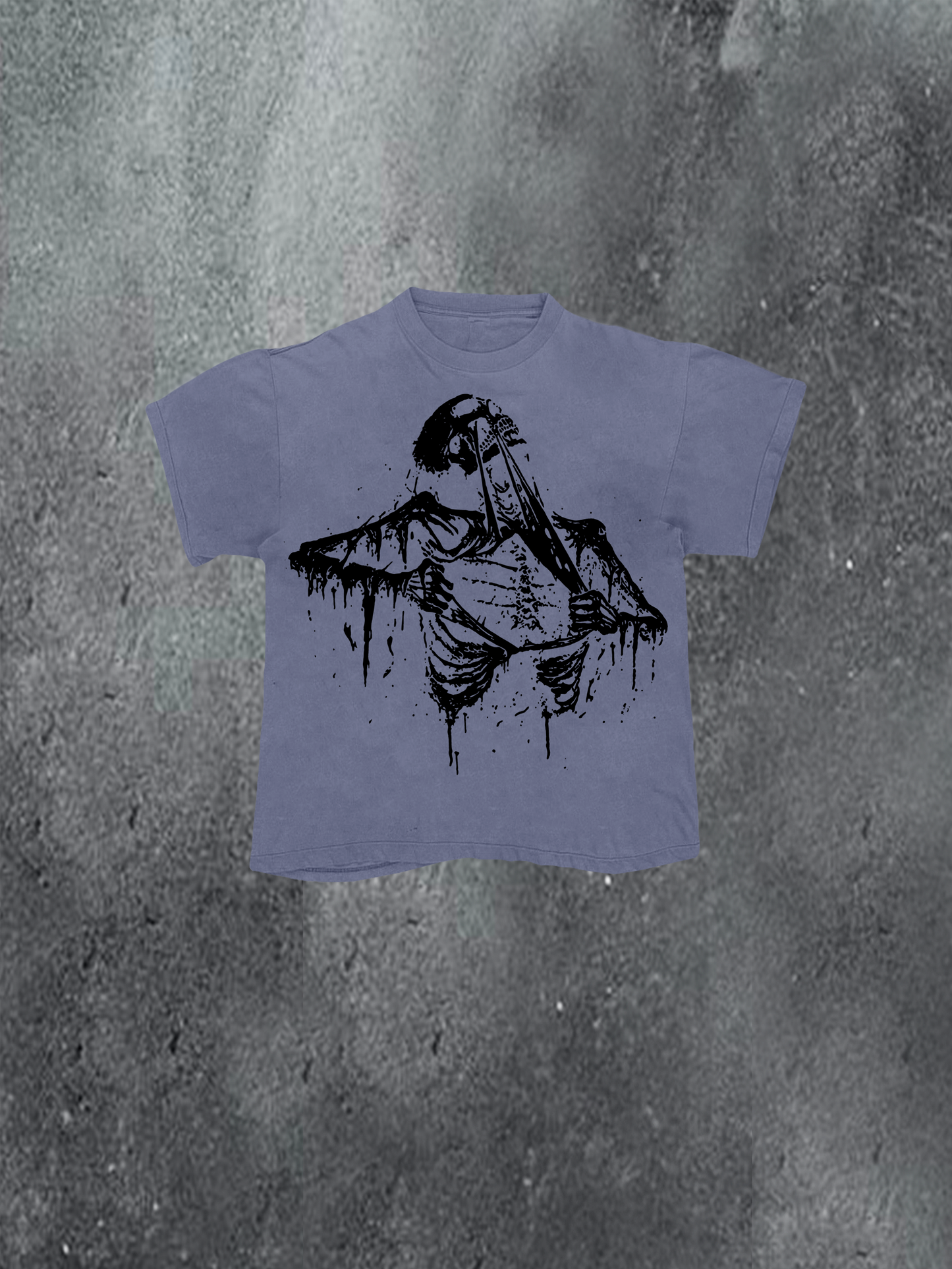 Skeleton Ripping Chest Tee
