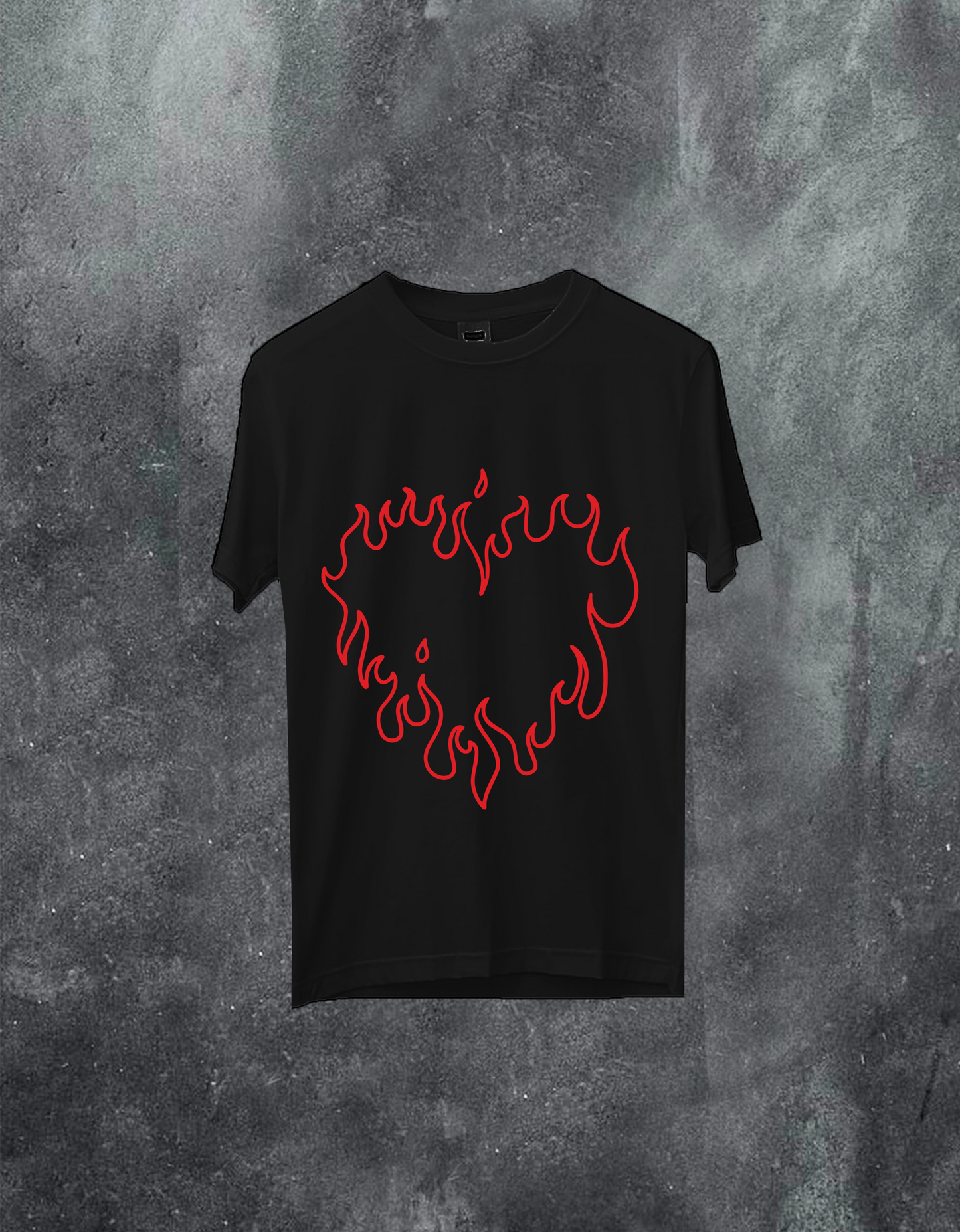 Flaming Heart Tee