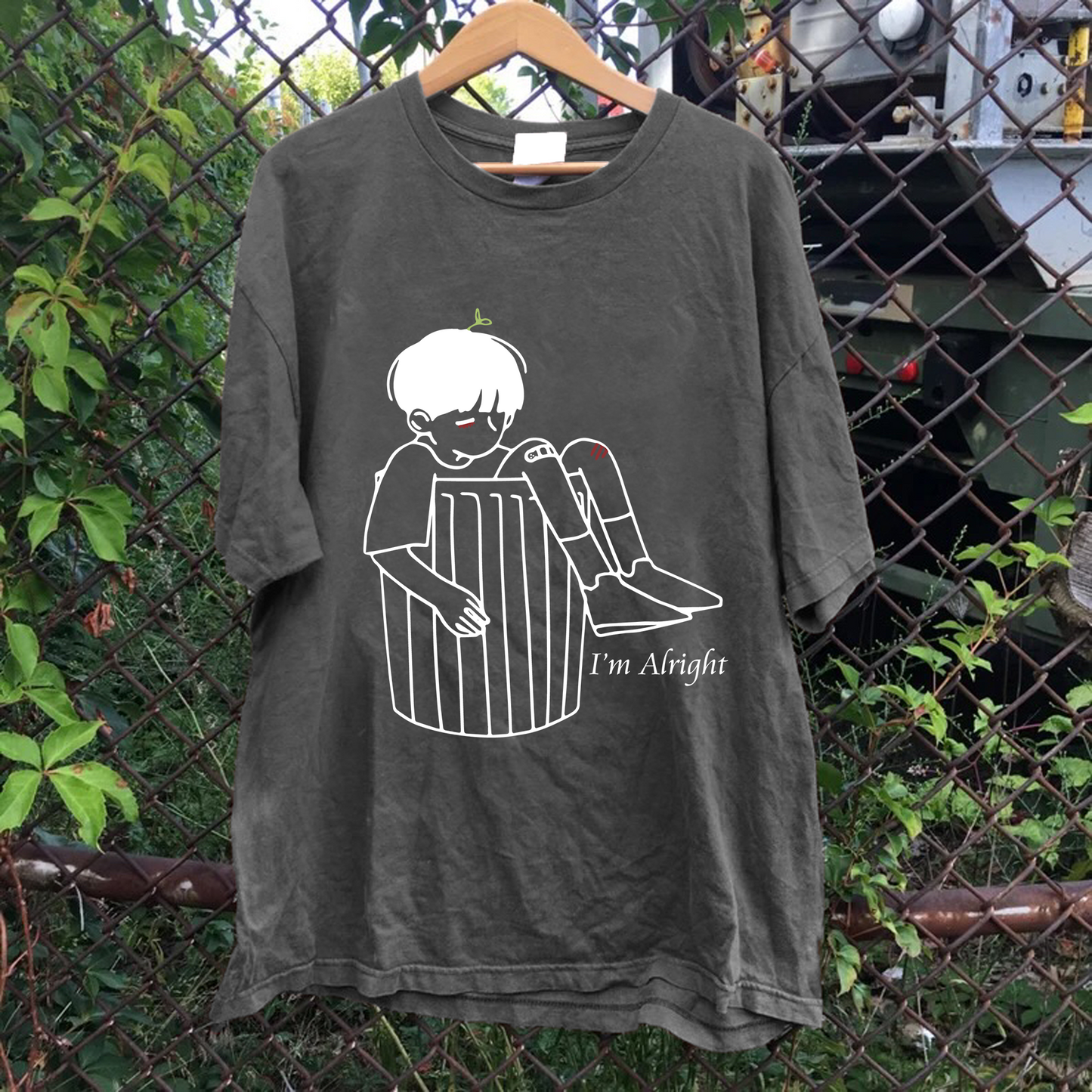 Im Alright Garbage Boy Tee