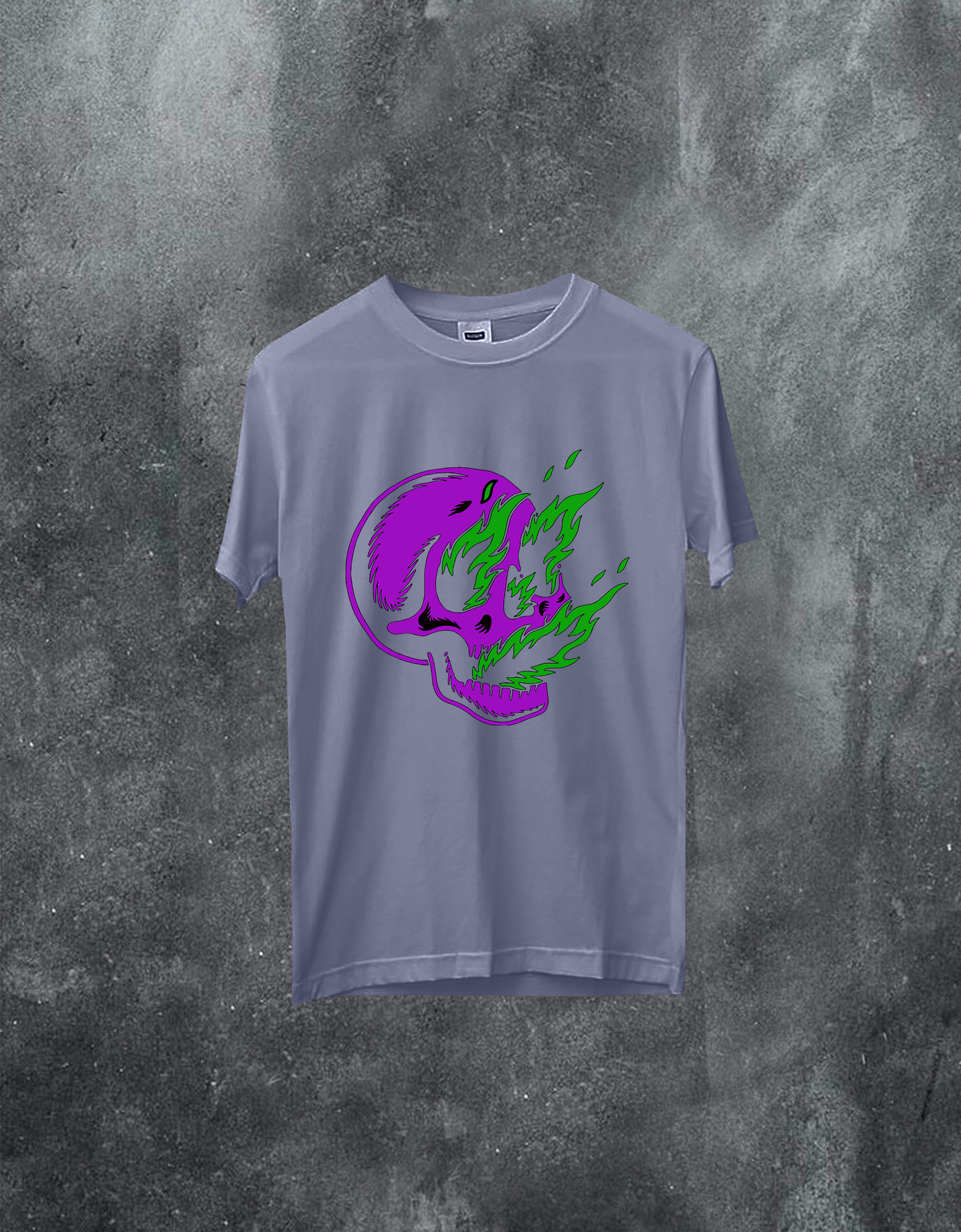 Skull On Fire Tee