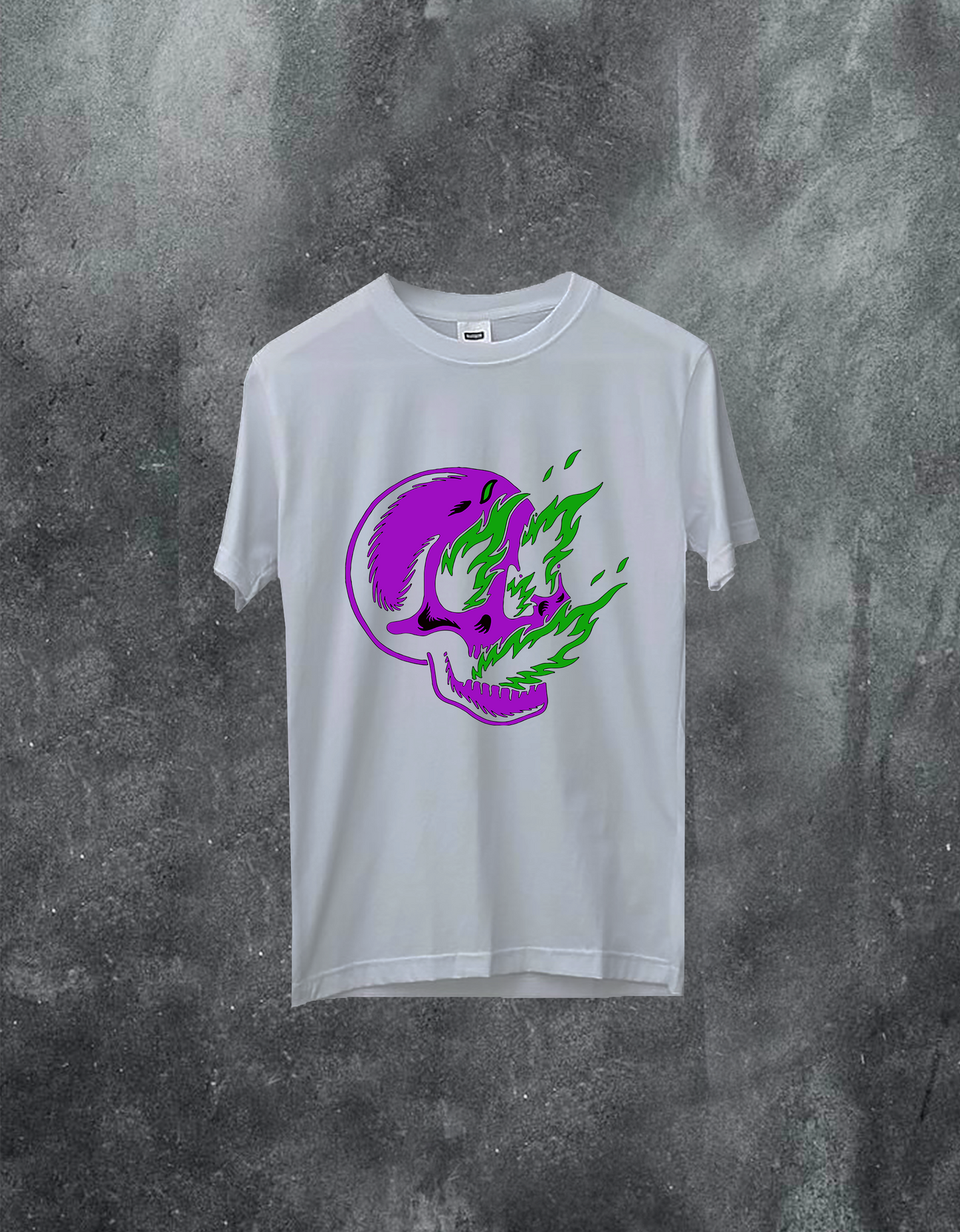 Skull On Fire Tee