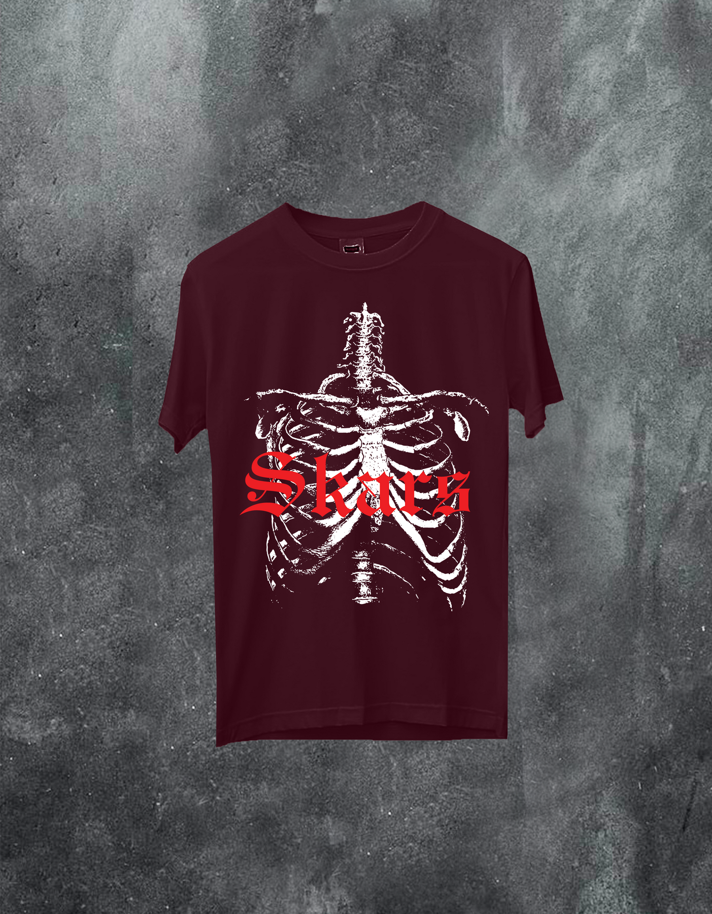 SKARS Skeleton Chest Tee