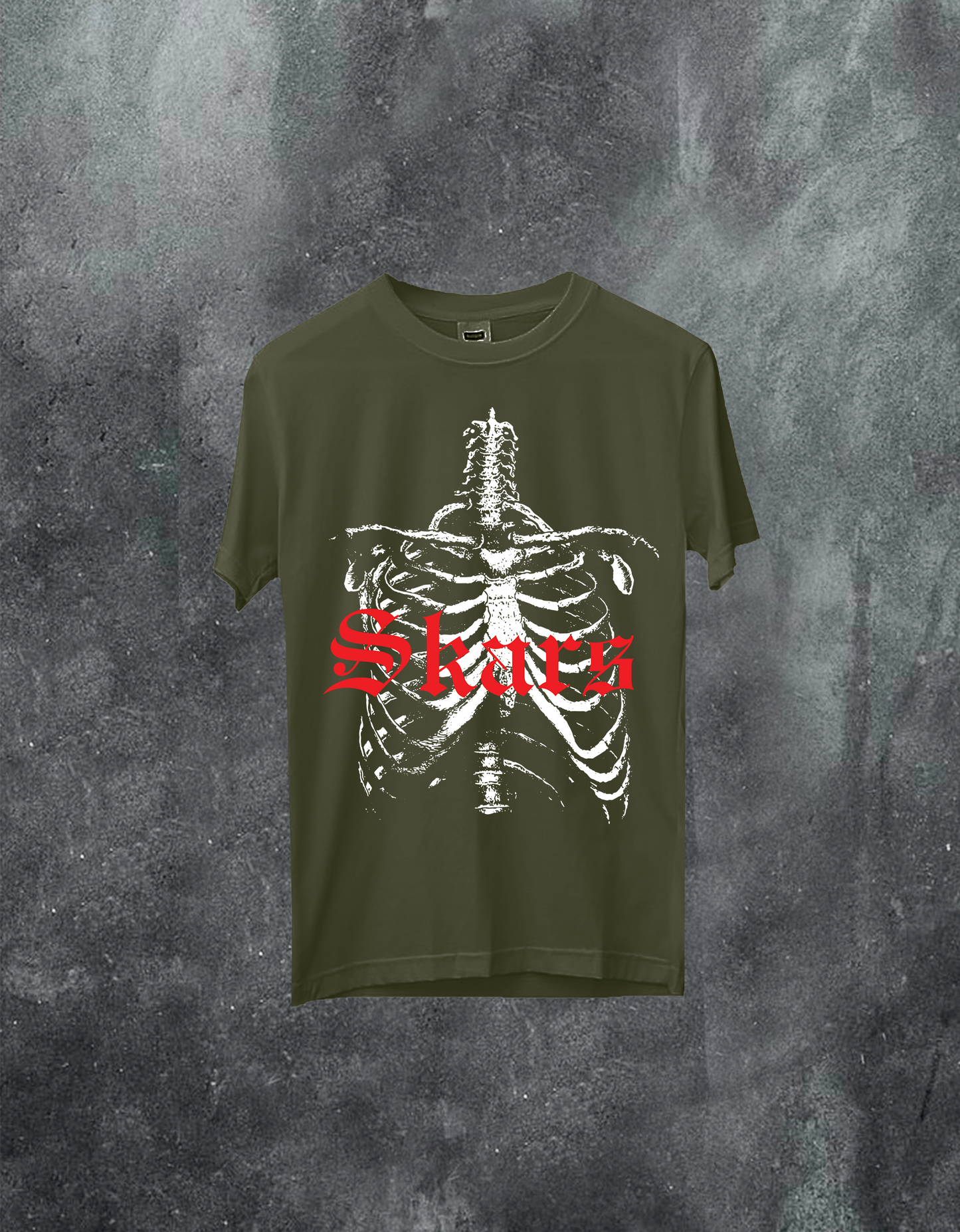 SKARS Skeleton Chest Tee
