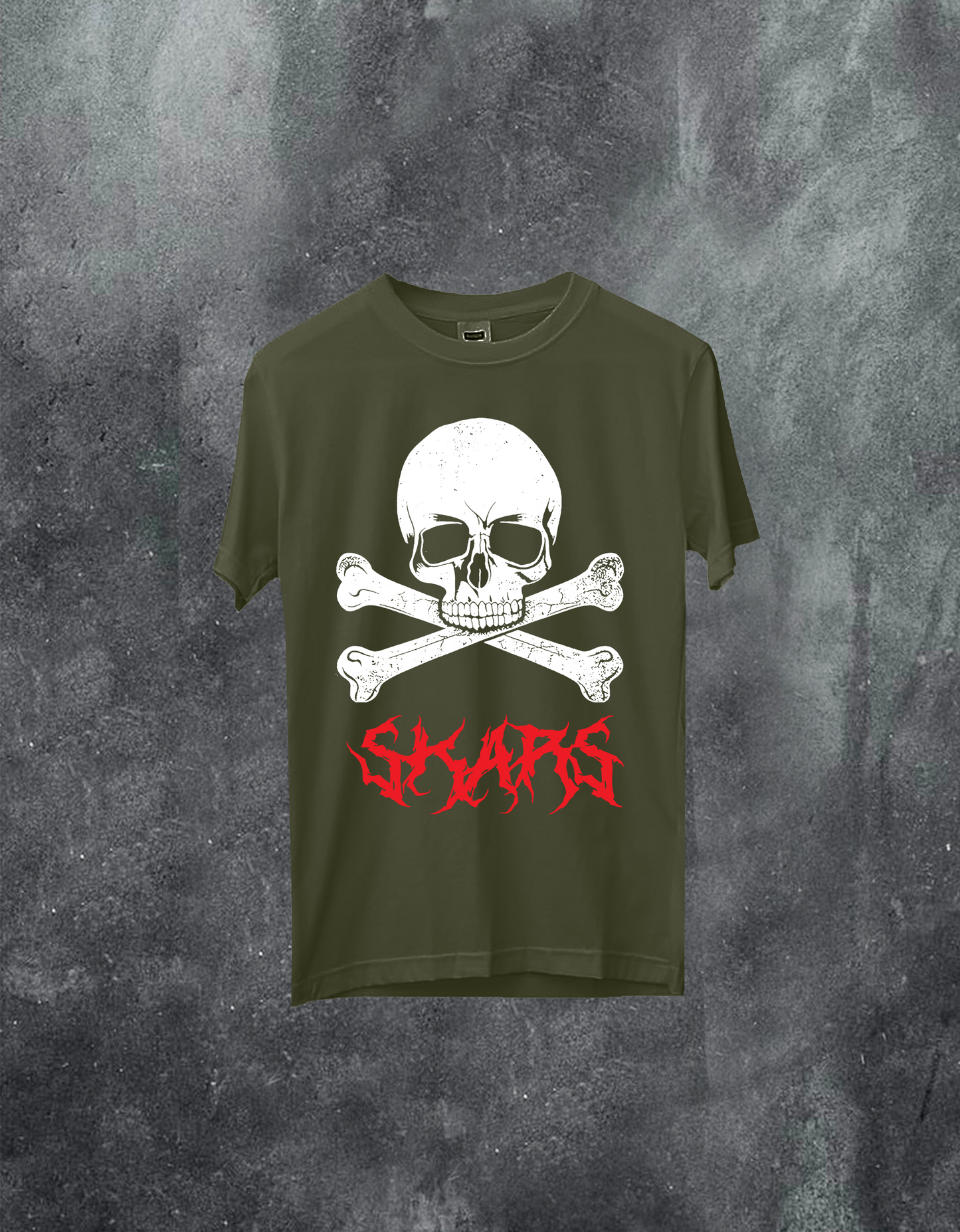 SKARS Skull And Bones Tee