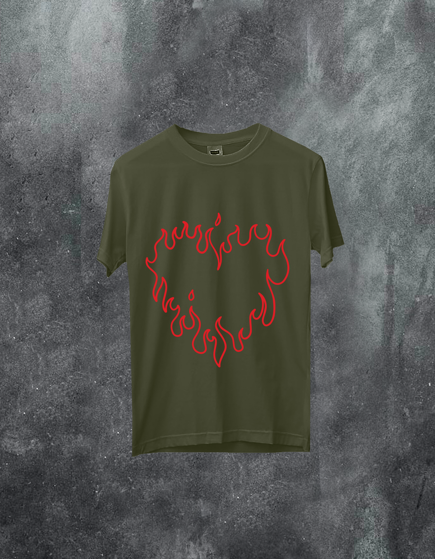 Flaming Heart Tee