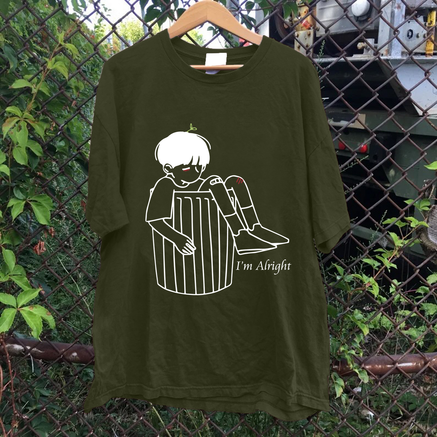 Im Alright Garbage Boy Tee