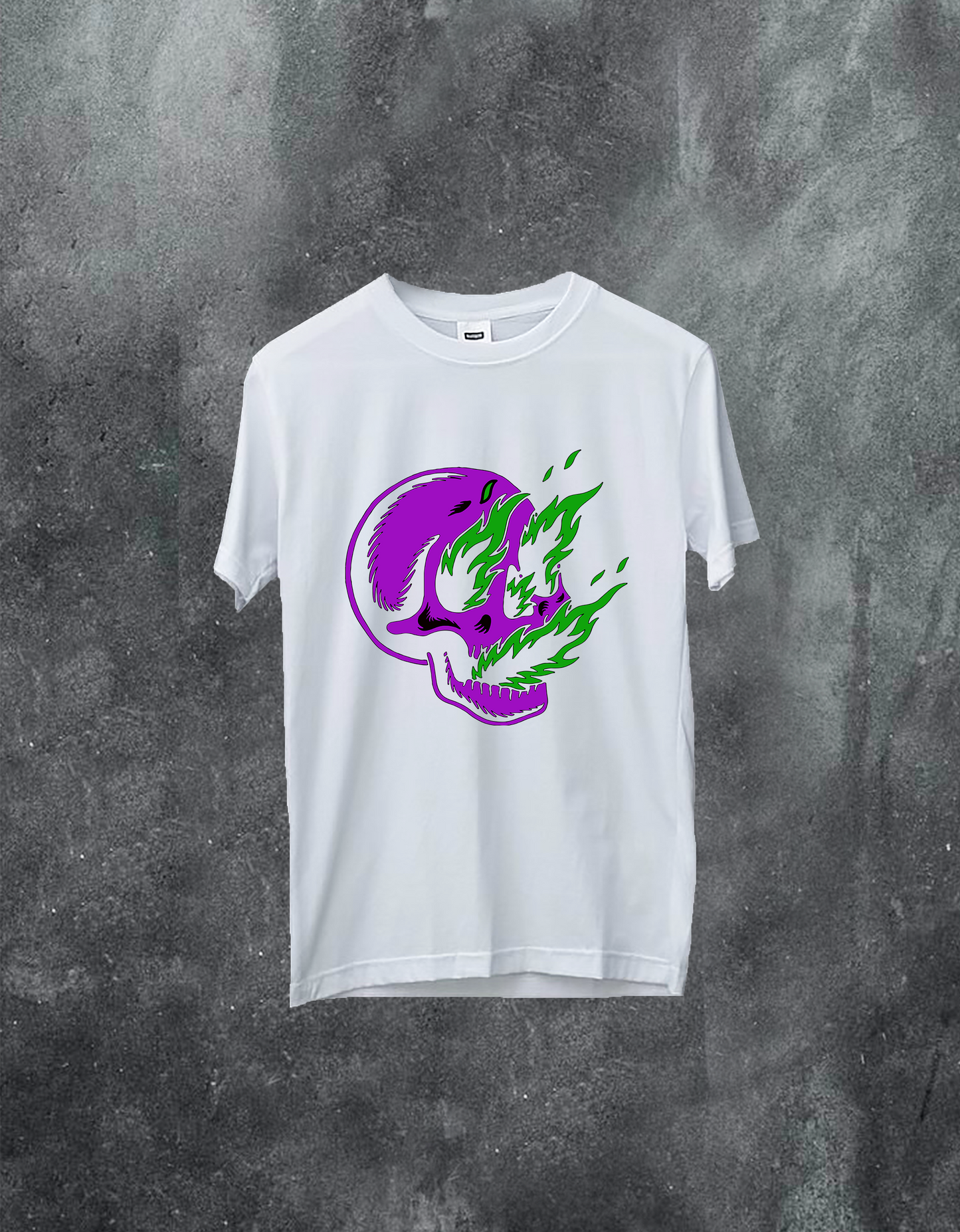 Skull On Fire Tee