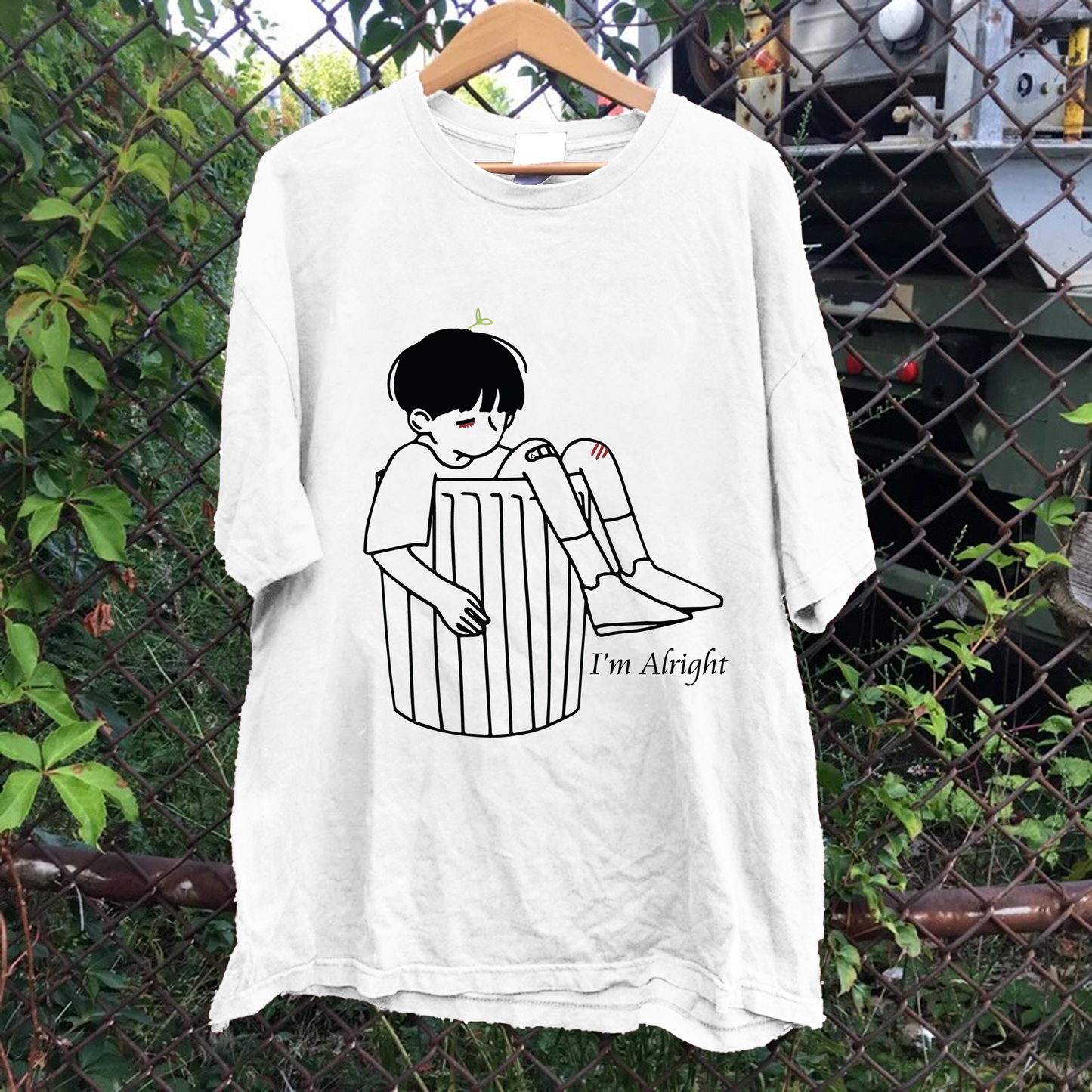Im Alright Garbage Boy Tee