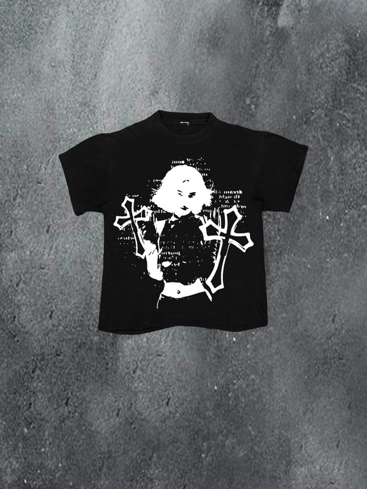 Woman With Crosses Tee