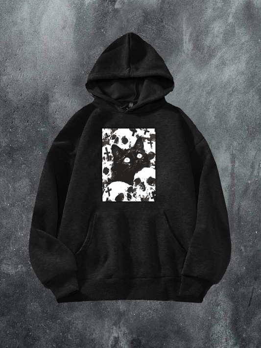 Gothic Kitty Hoodie