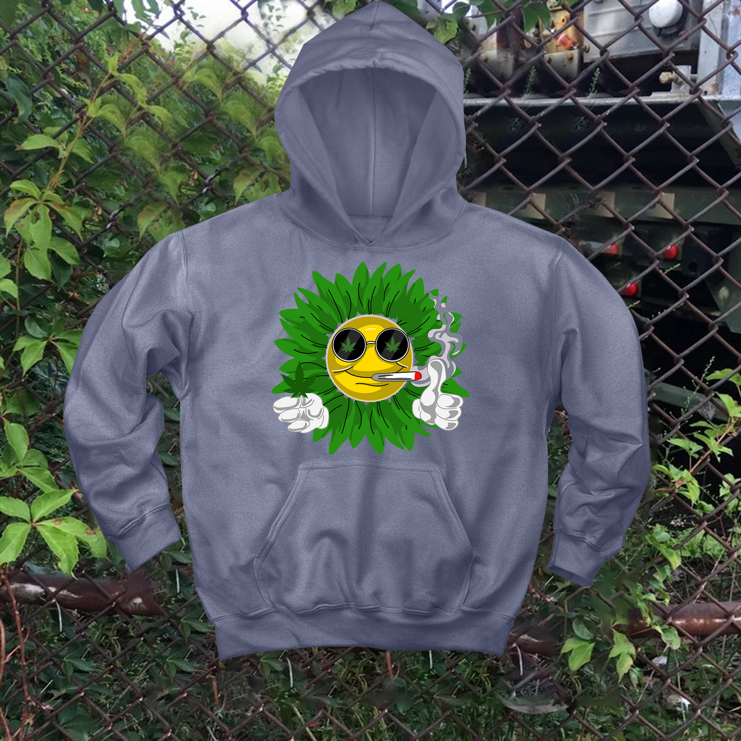 Smoking Sunflower Hoodie