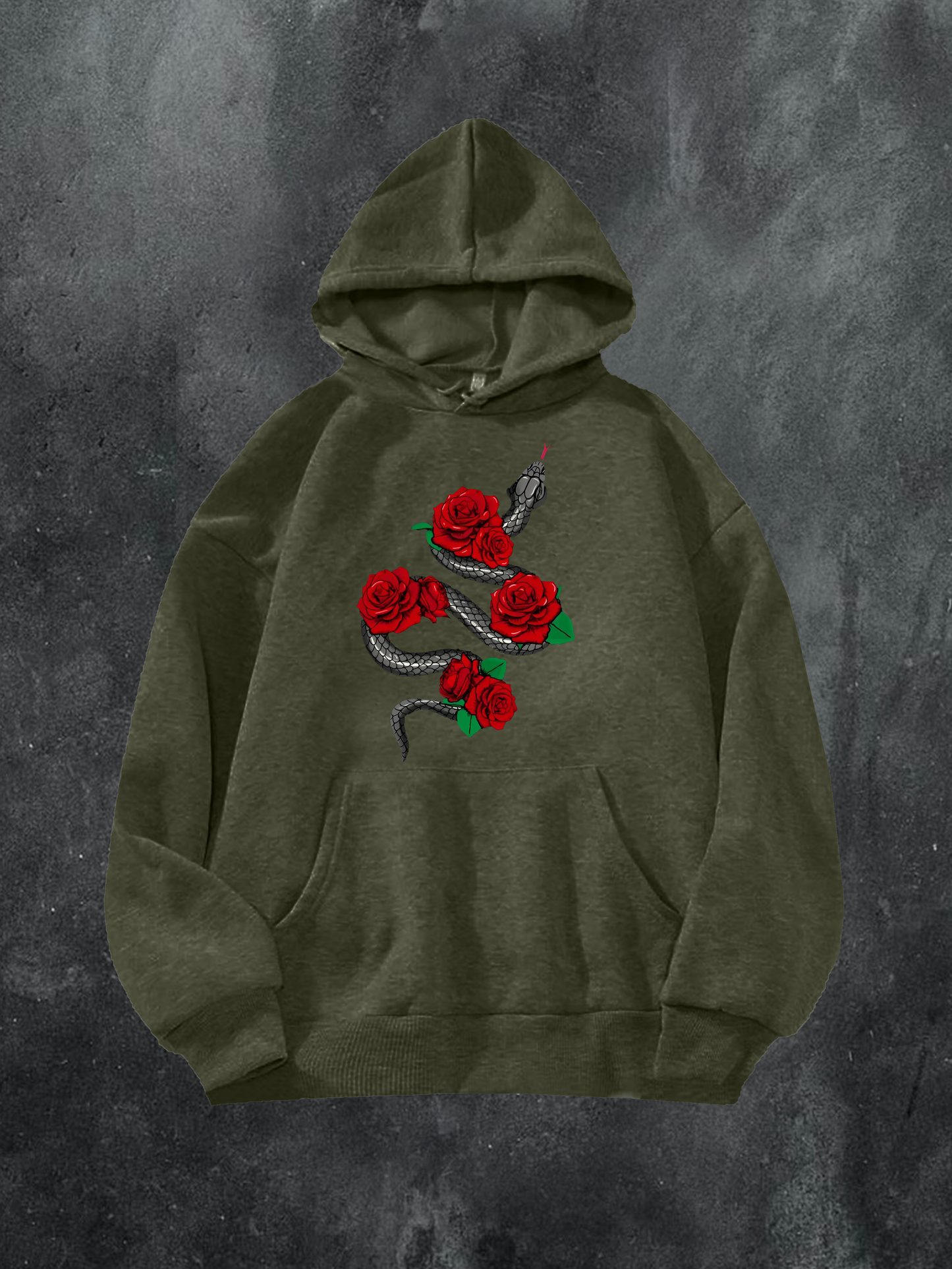 Rose Snake Hoodie