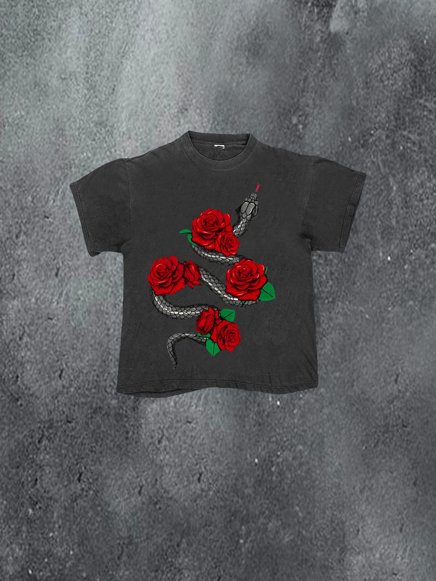 Rose Snake Tee