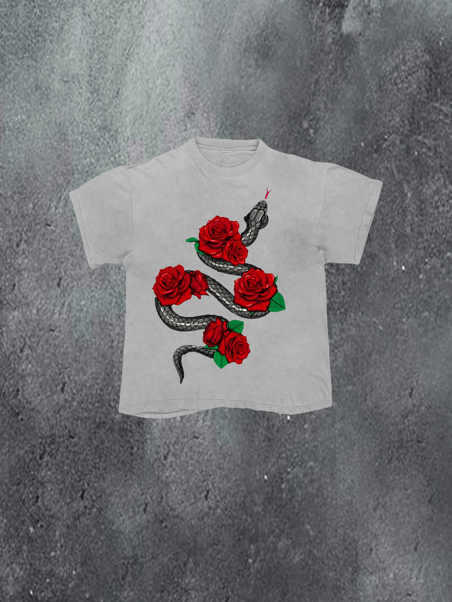 Rose Snake Tee