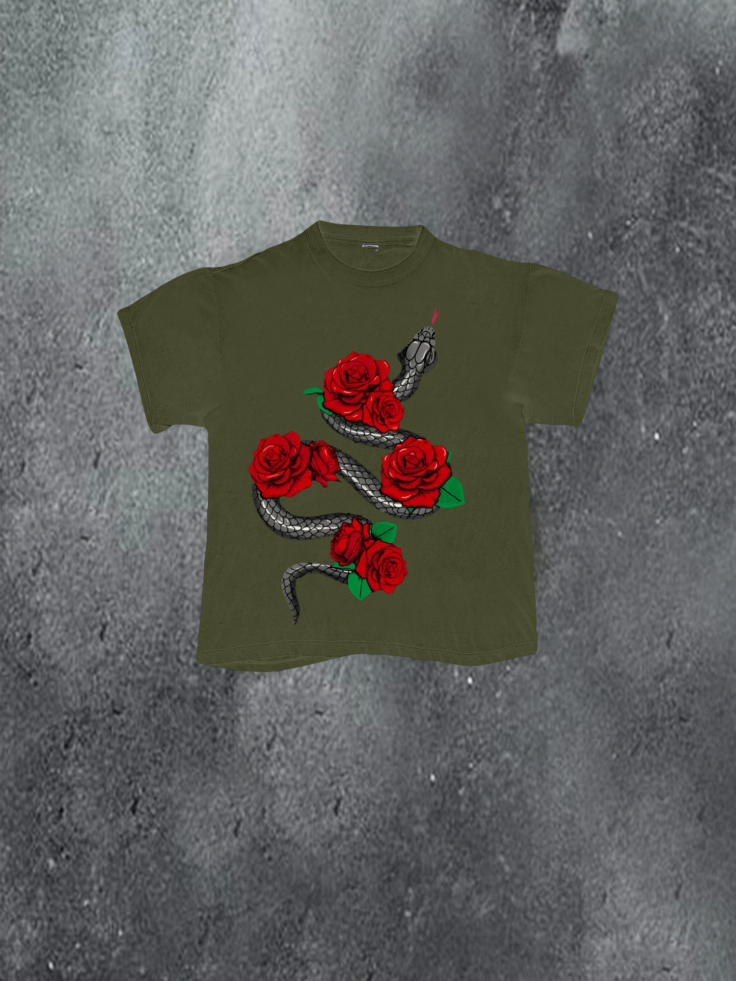 Rose Snake Tee