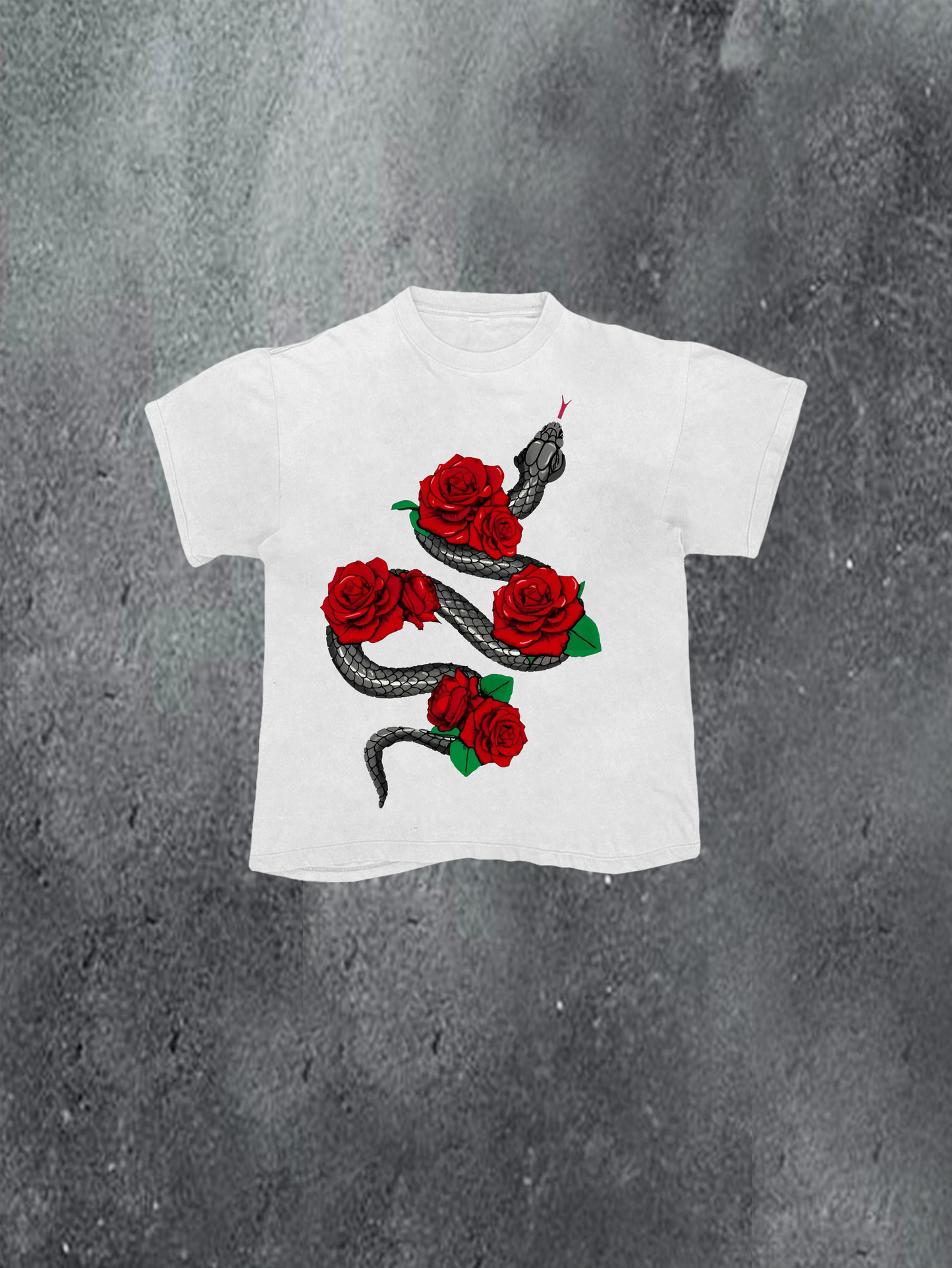 Rose Snake Tee