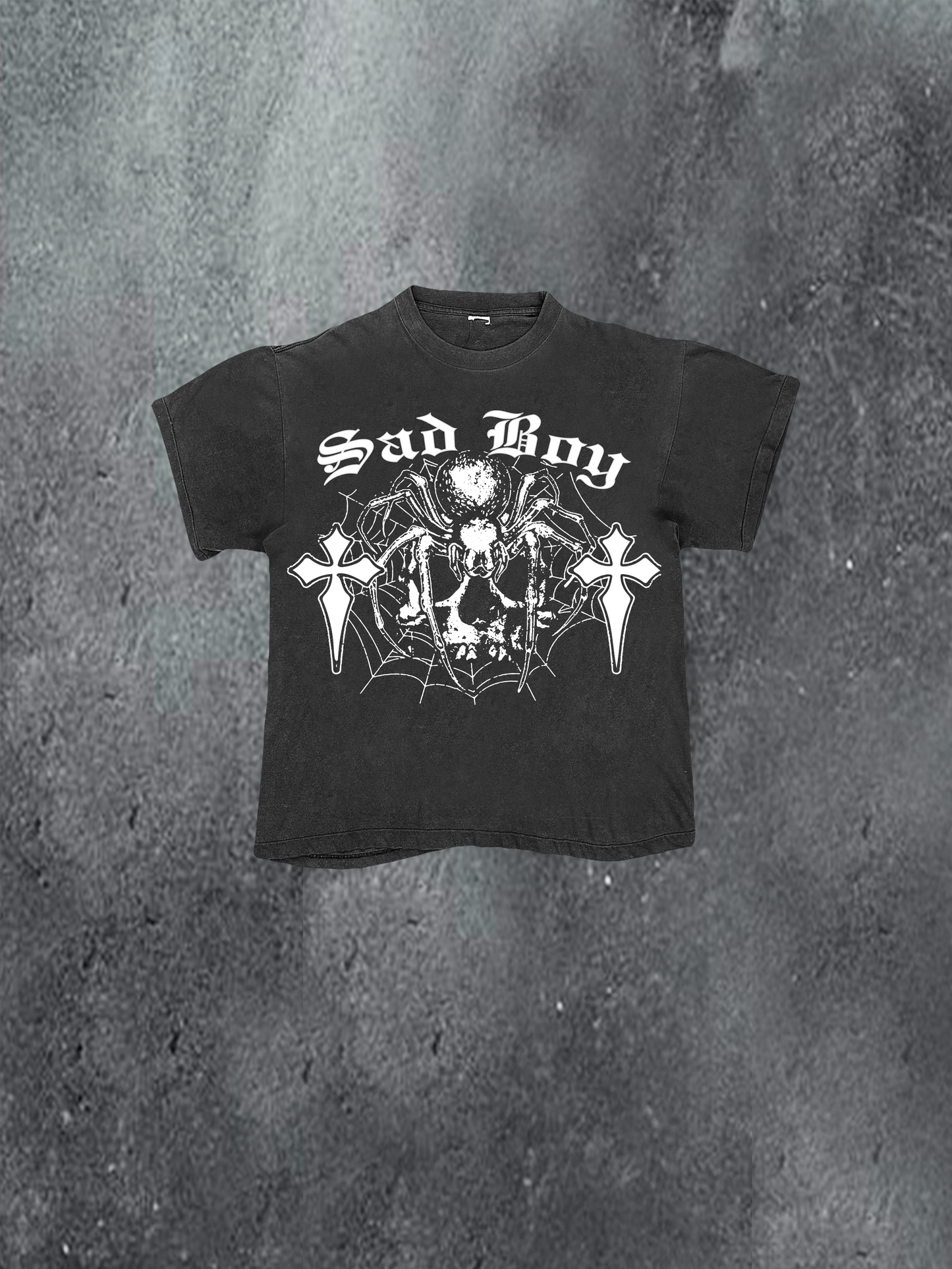 Sad Boy Spider Cross Tee