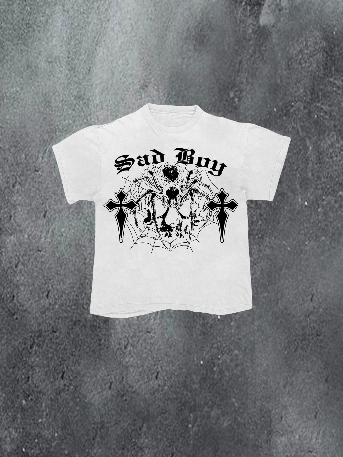 Sad Boy Spider Cross Tee