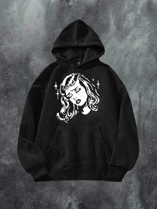 Heartbroken Woman Hoodie