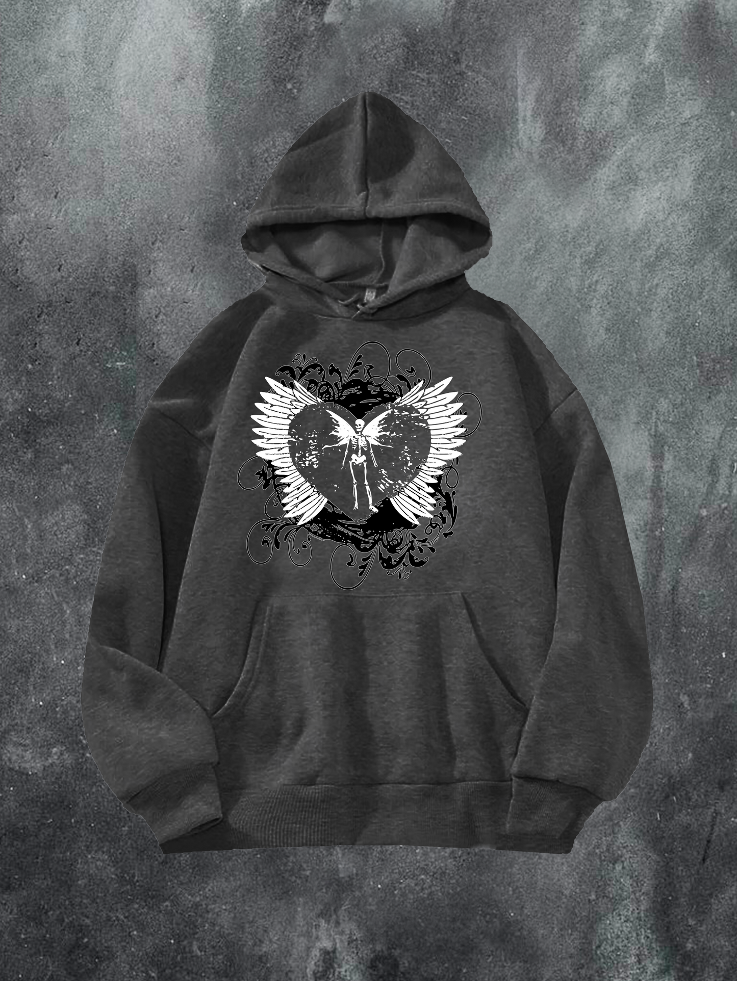 Skeleton Angel Hoodie