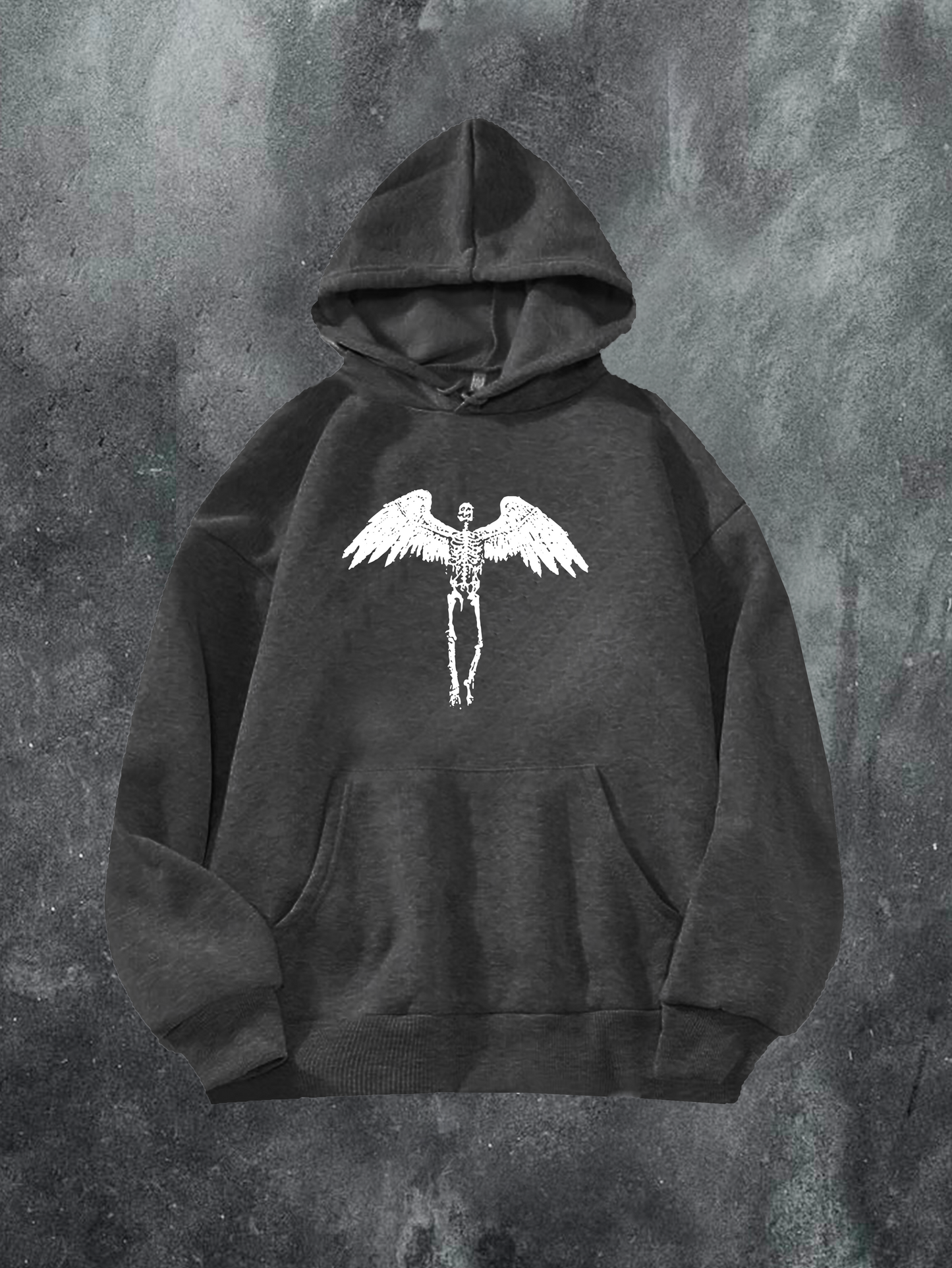 Rising Skeleton Angel Hoodie