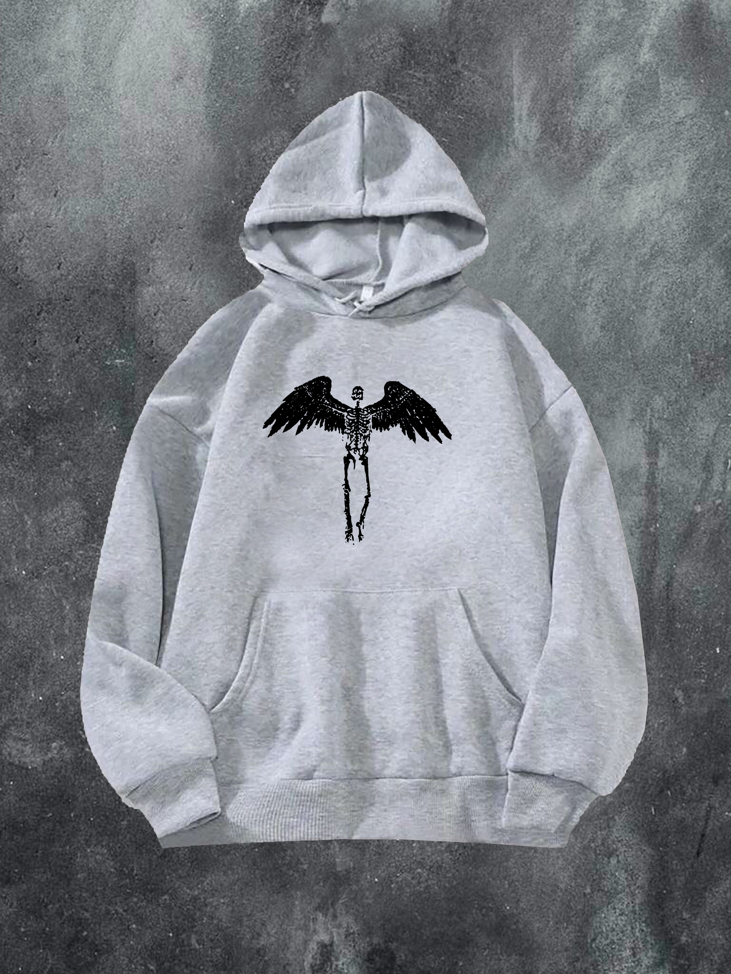 Rising Skeleton Angel Hoodie