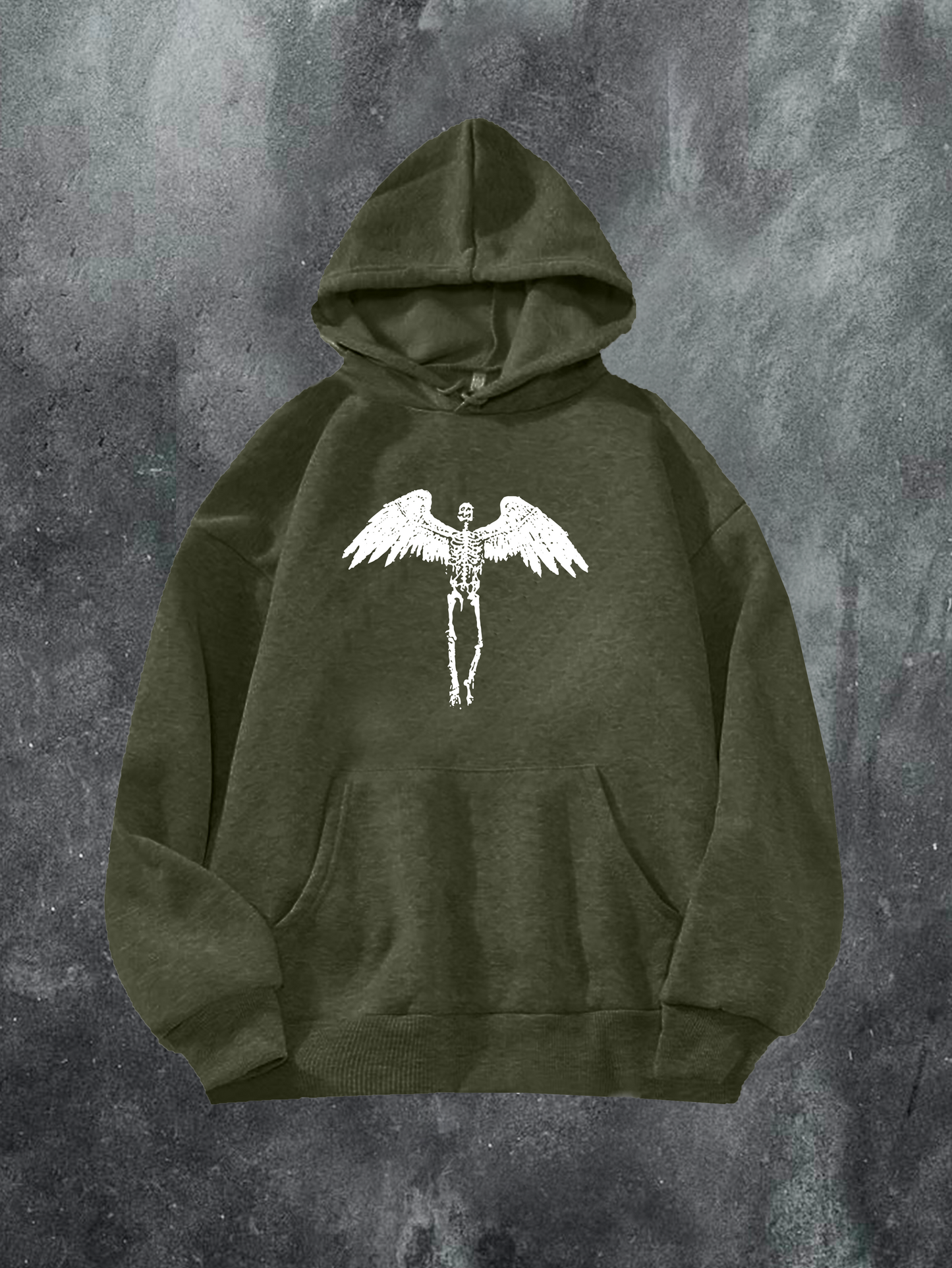 Rising Skeleton Angel Hoodie