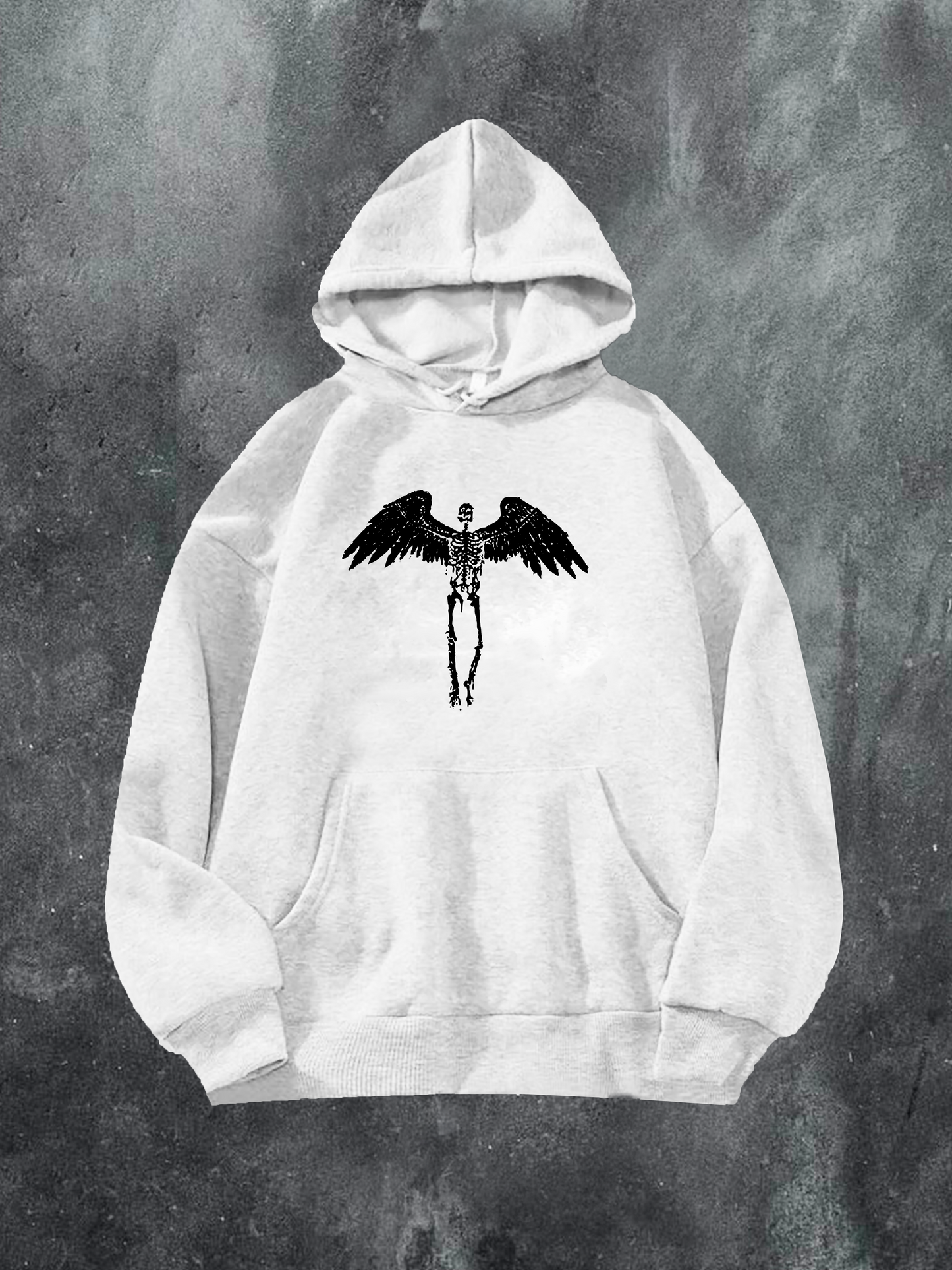 Rising Skeleton Angel Hoodie