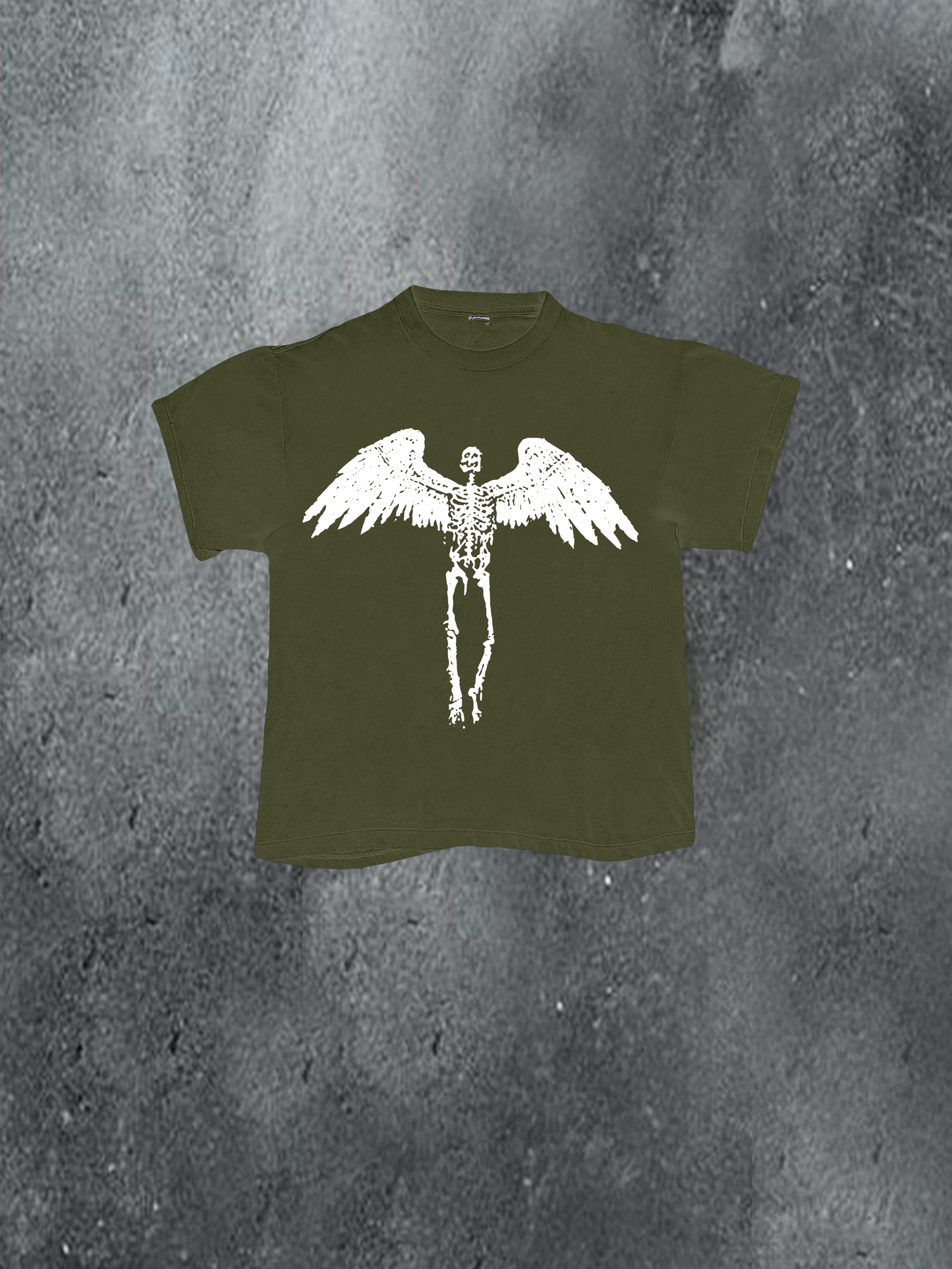 Rising Skeleton Angel Tee