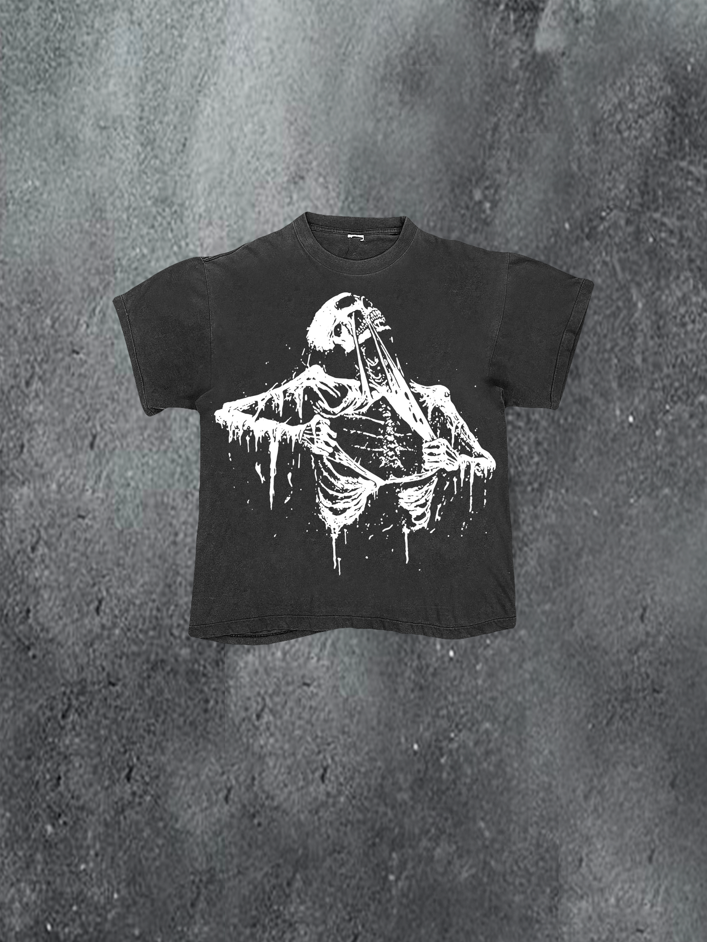 Skeleton Ripping Chest Tee