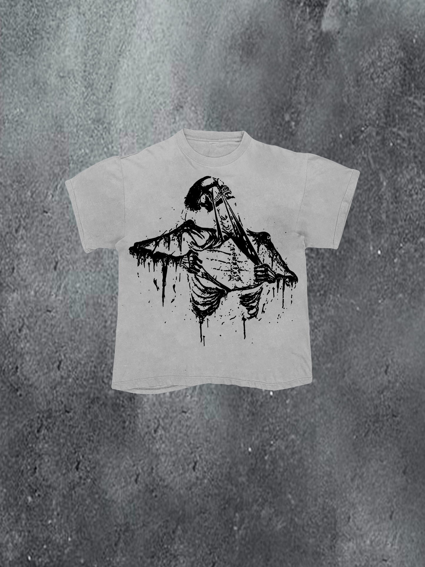 Skeleton Ripping Chest Tee