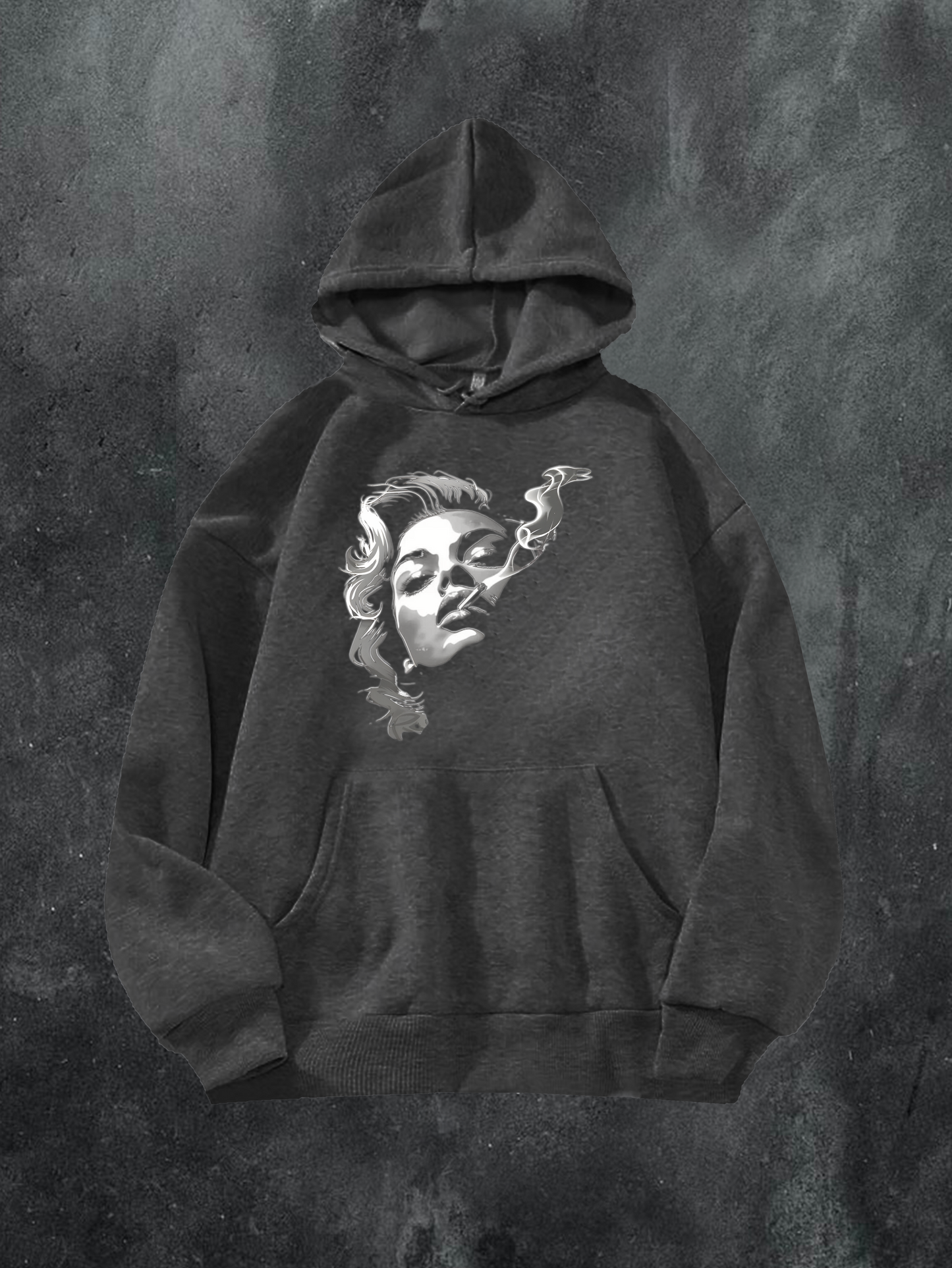 Smoking Woman Hoodie