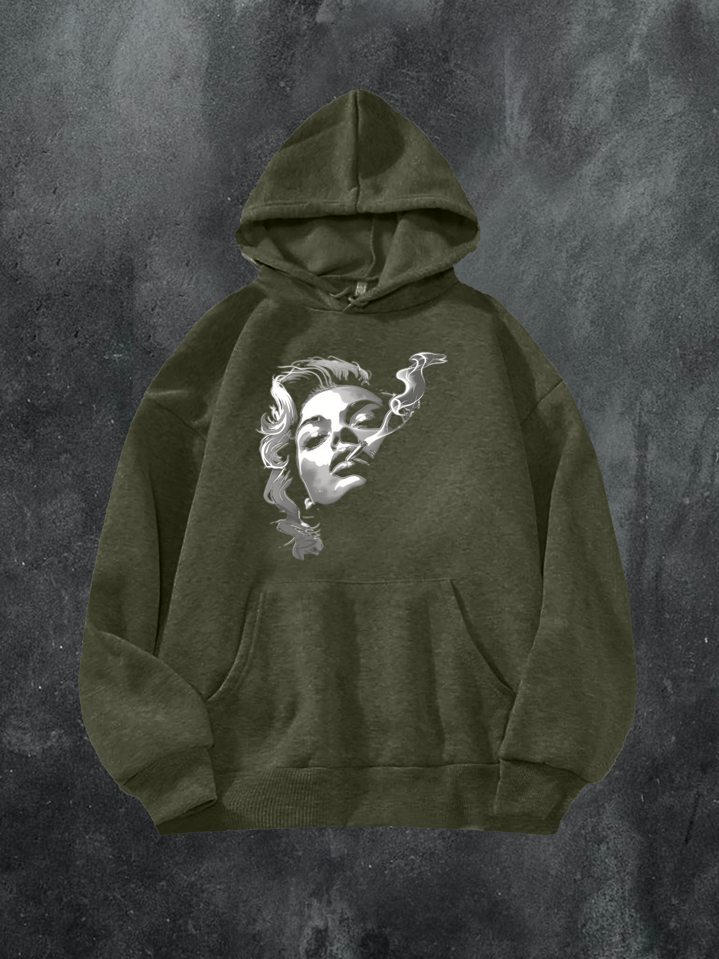 Smoking Woman Hoodie